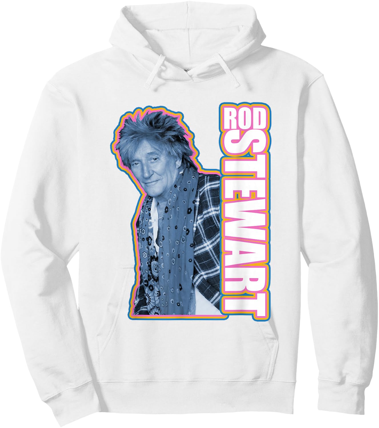 Rod Stewart Photo Hoodie - Hoodie | White