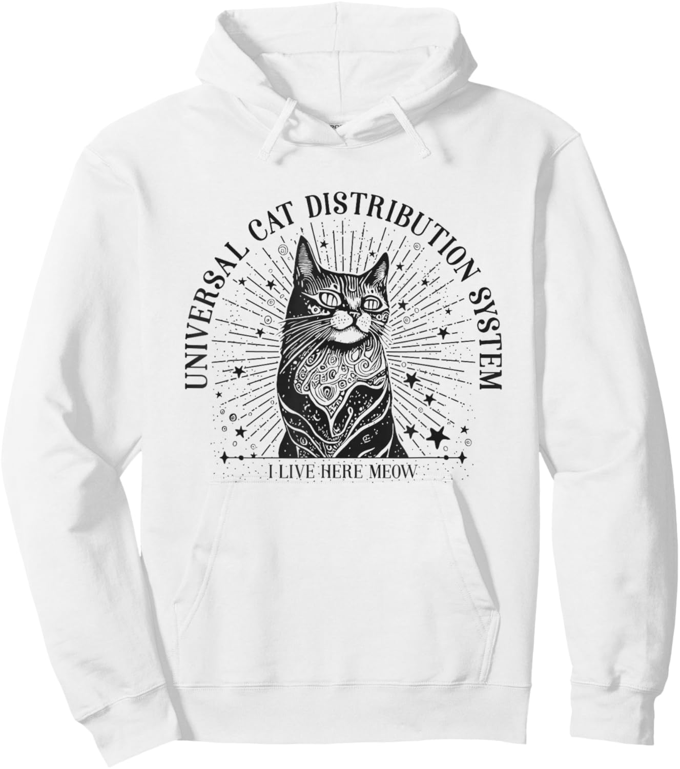 Cat Distribution System Hoodie - Hoodie | White