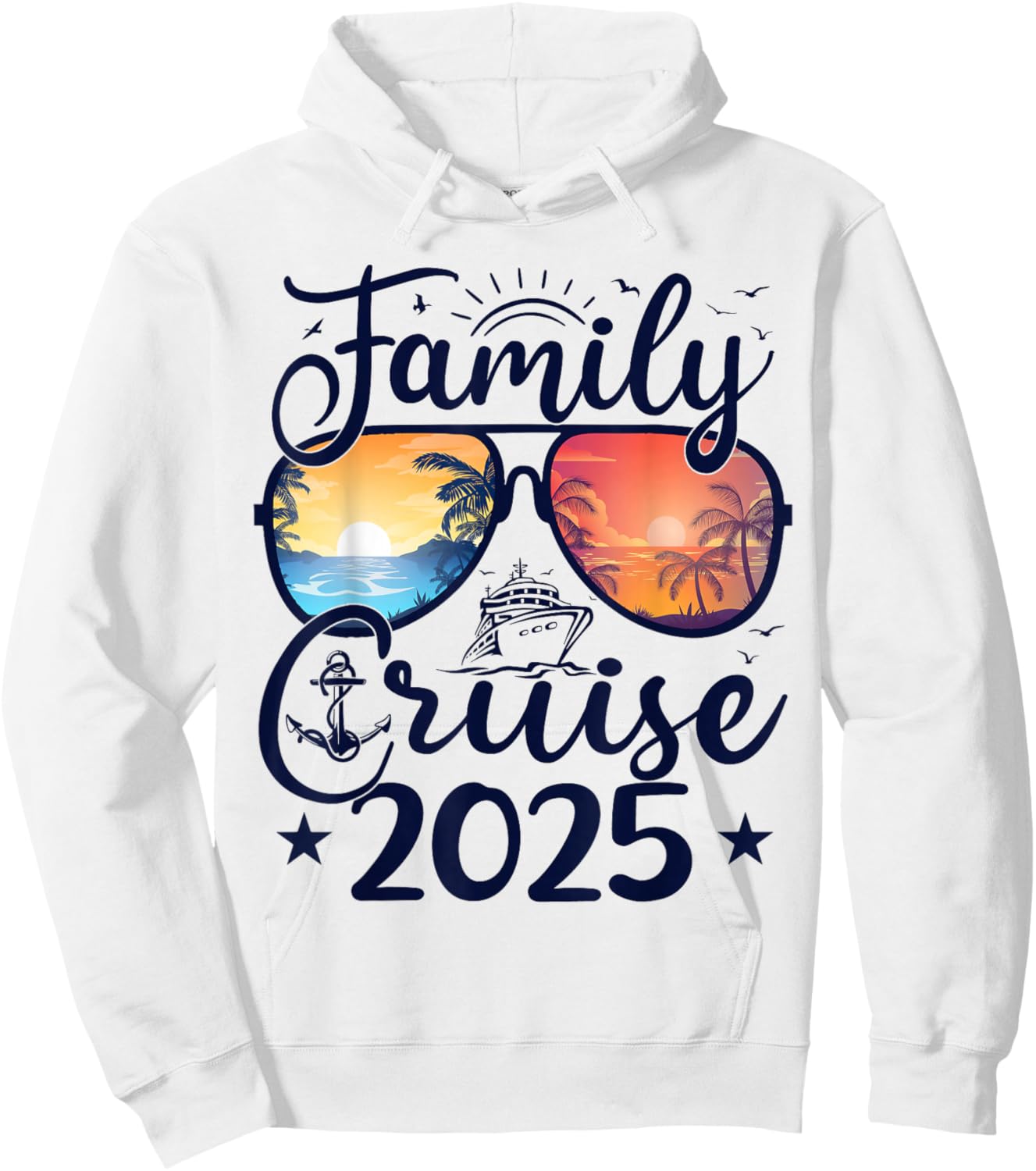 Family Cruise 2025 Summer Vacation Matching Family Cruise Hoodie - Hoodie | White