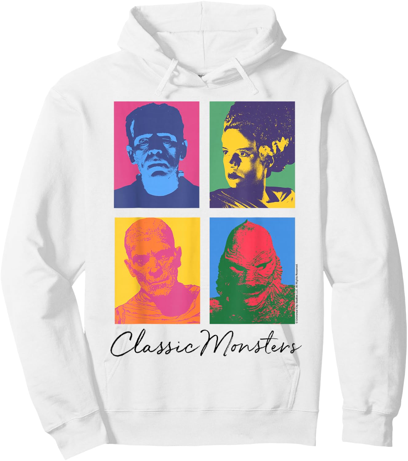 Universal Monsters Classic Monsters Box Up Hoodie - Hoodie | White