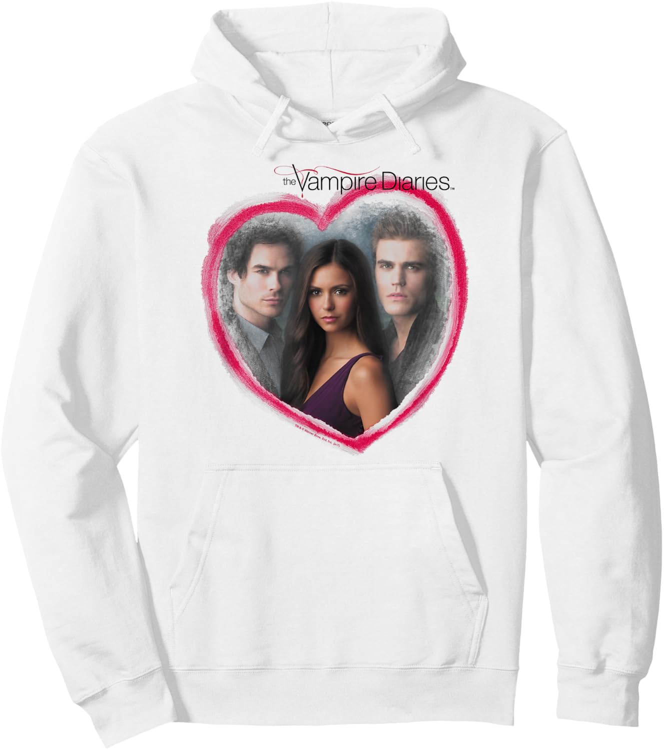 Vampire Diaries Girl's Choice T Shirt Hoodie - Hoodie | White
