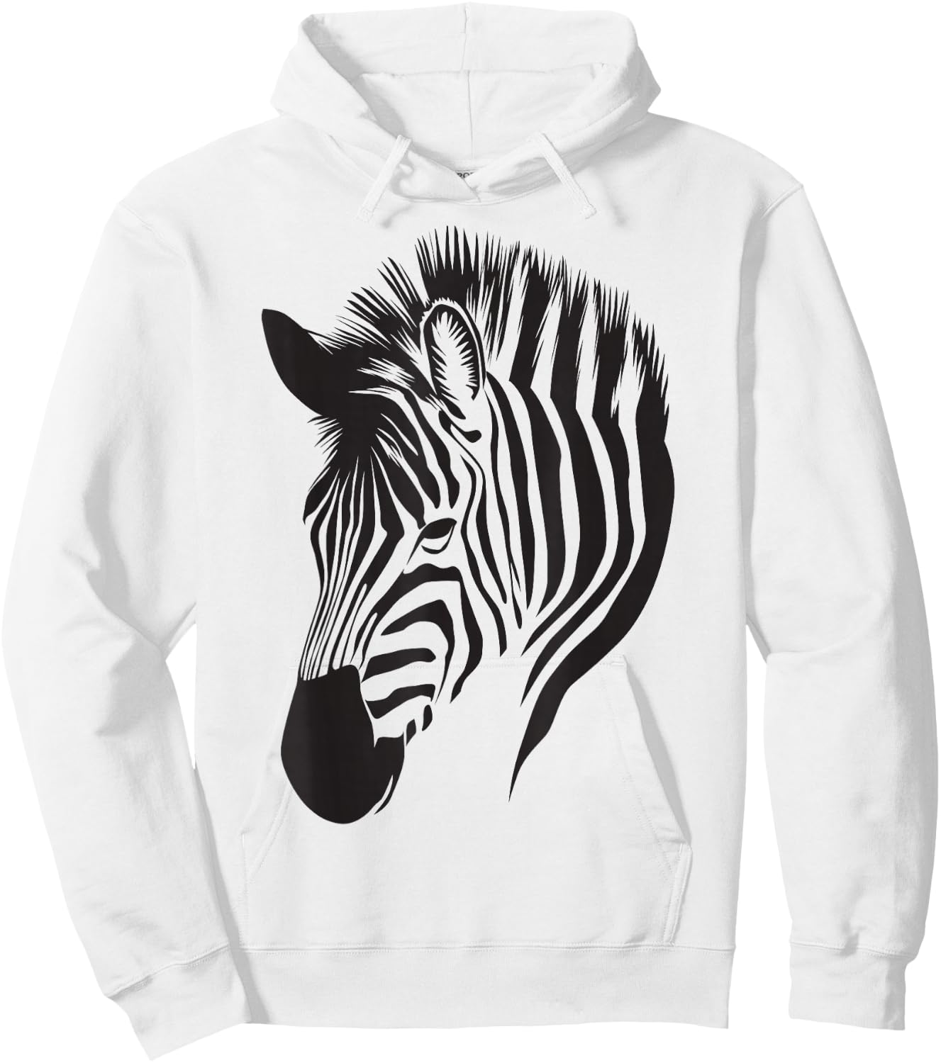 Cool Mountain Zebra - Great Gift Animal Lovers Hoodie - Hoodie | White