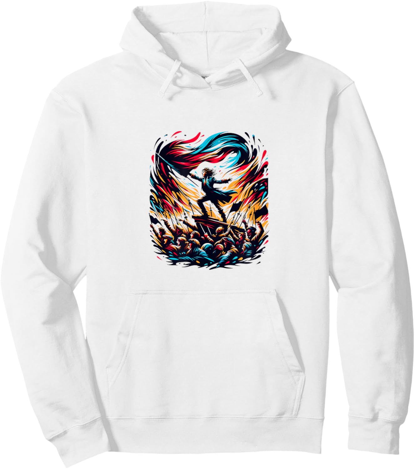 Les Mis Storm The Barricades French Revolution Hoodie - Hoodie | White