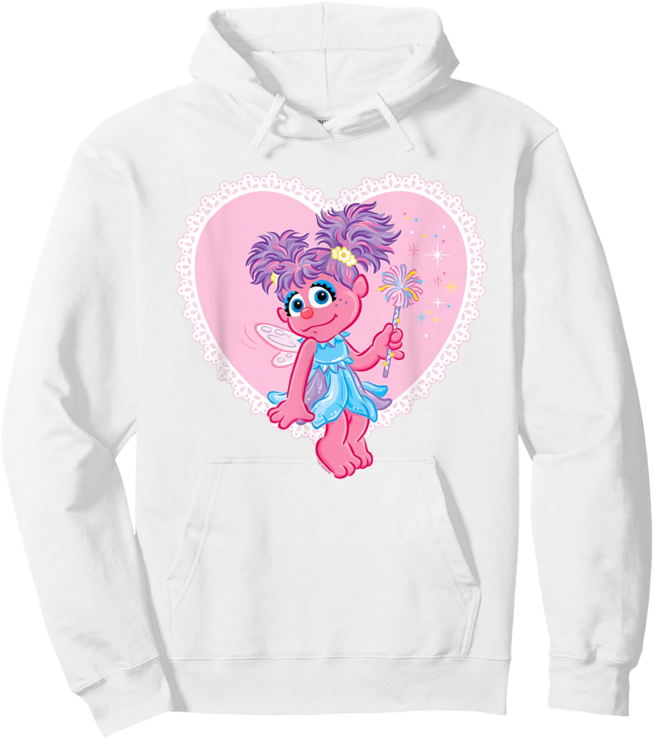 Sesame Street Valentine's Day Heart with Abby Cadabby Hoodie - Hoodie | White