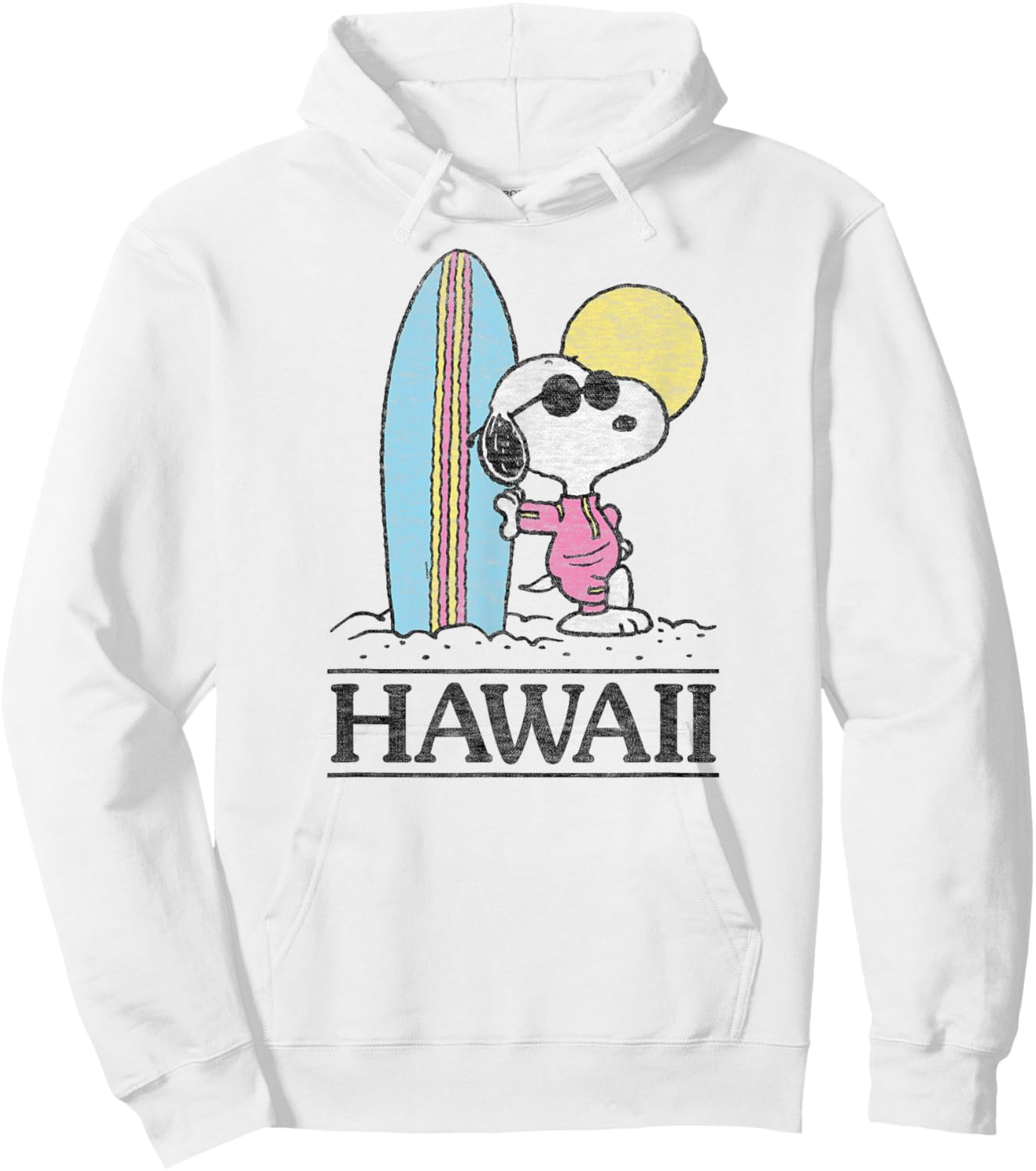 Peanuts - Snoopy Hawaii Hoodie - Hoodie | White