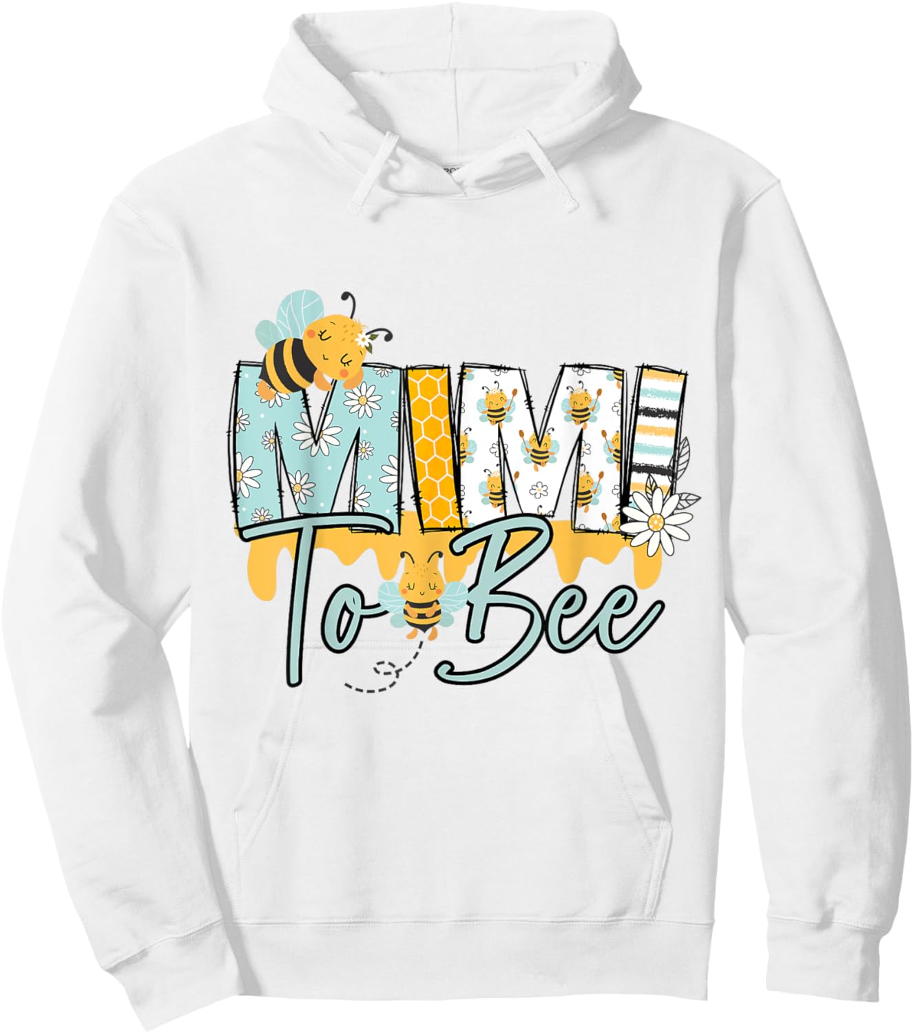 Baby Bee Mimi Honey Bee Gender Reveal Baby Shower Hoodie - Hoodie | White