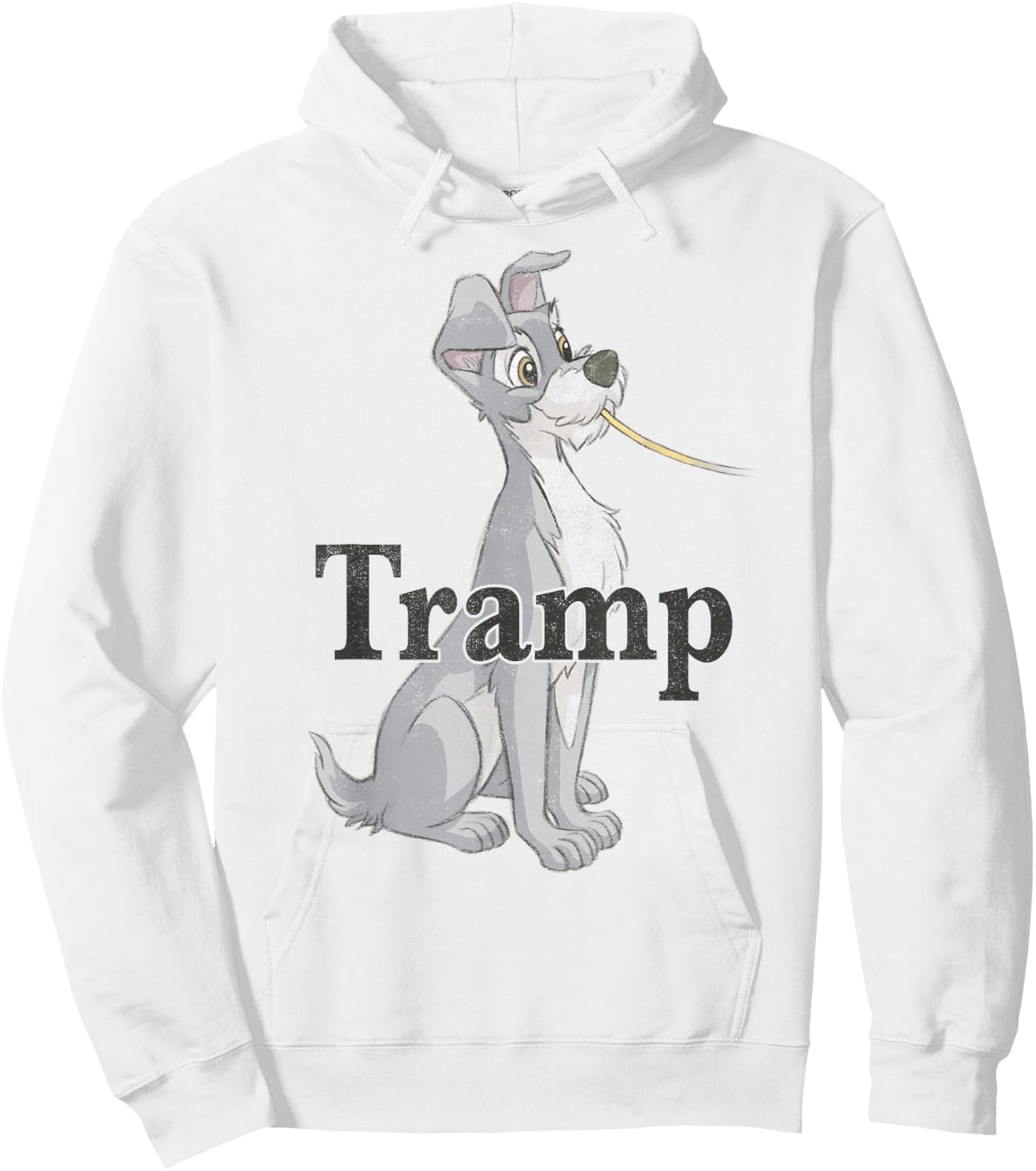 Disney Lady and The Tramp Spaghetti Tramp Couples Hoodie - Hoodie | White