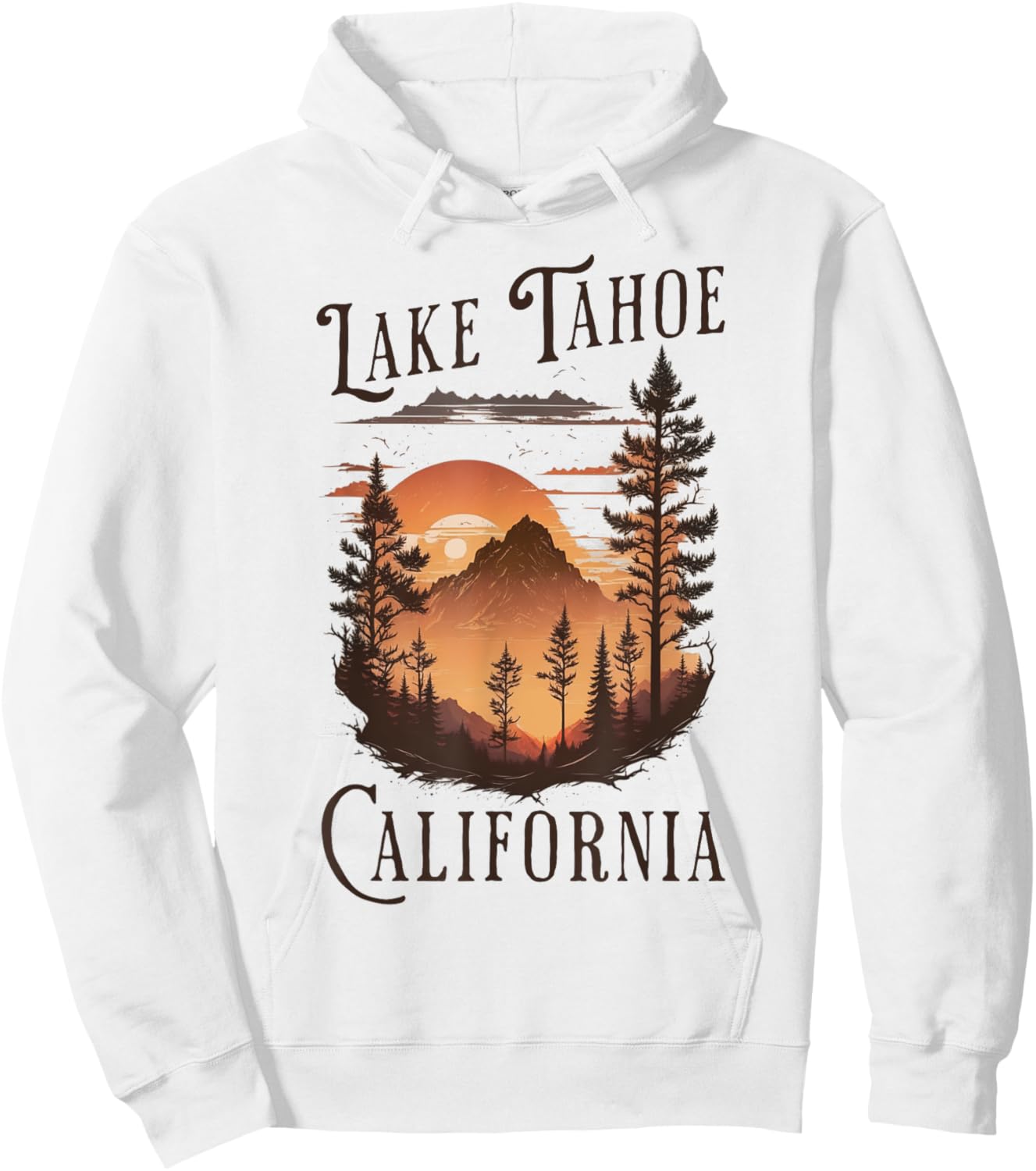 Lake Tahoe Hoodie - Hoodie | White