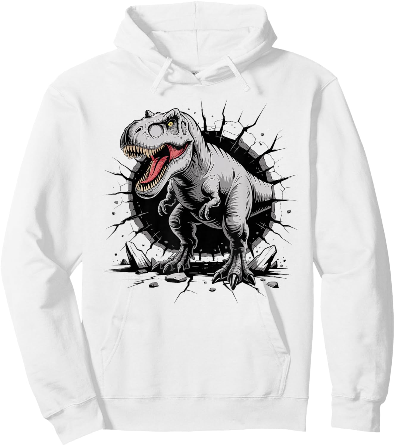 Dinosaurier T- REX Tyrannosaurus Rex Cooles Dino Jungen Hoodie - Hoodie | White