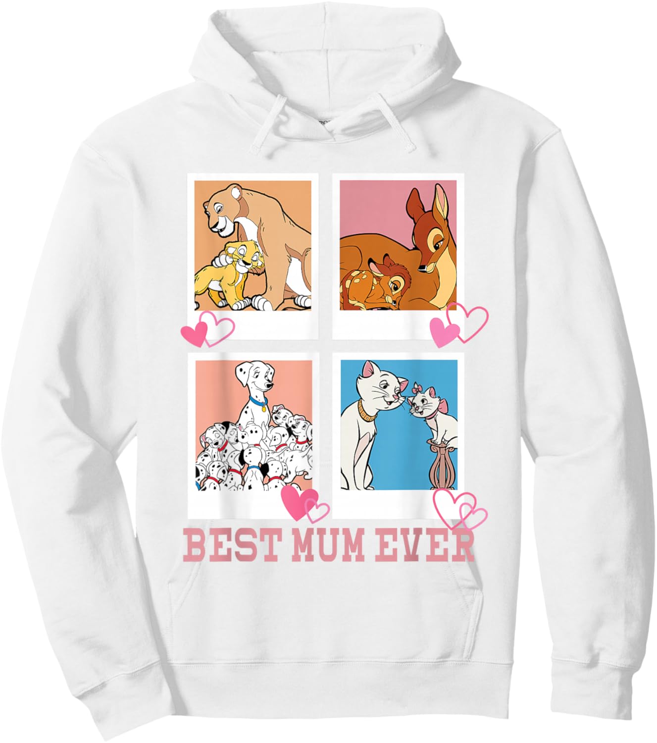 Disney Best Mum Ever Photos Mother's Day , white, S Hoodie - Hoodie | White
