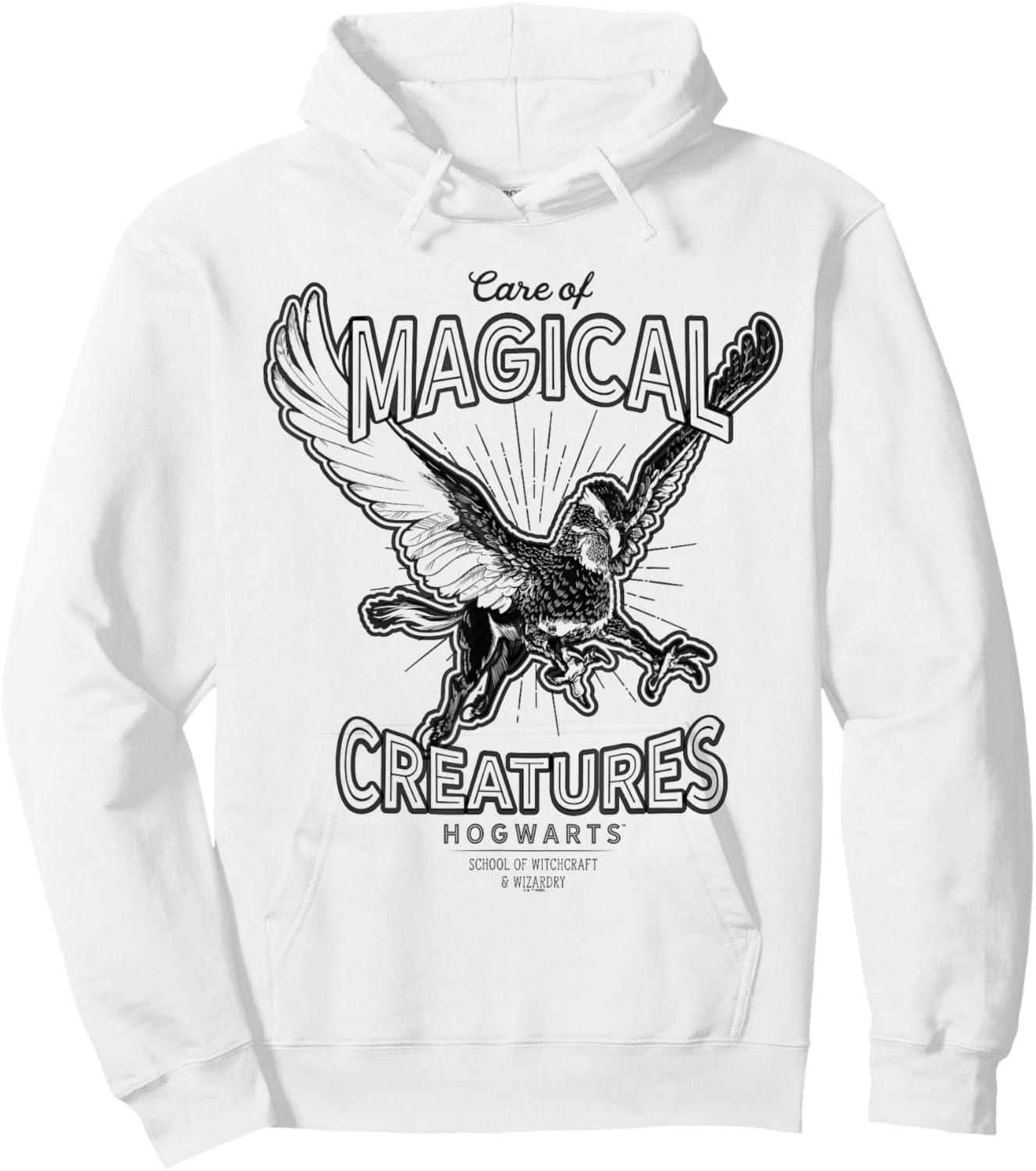 Harry Potter Care of Magical Creatures Hoodie - Hoodie | White