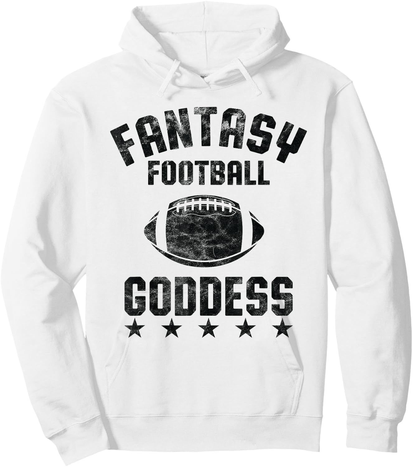 Fantasy Football Goddess Women Cute Design for One Part Hoodie - Hoodie | White