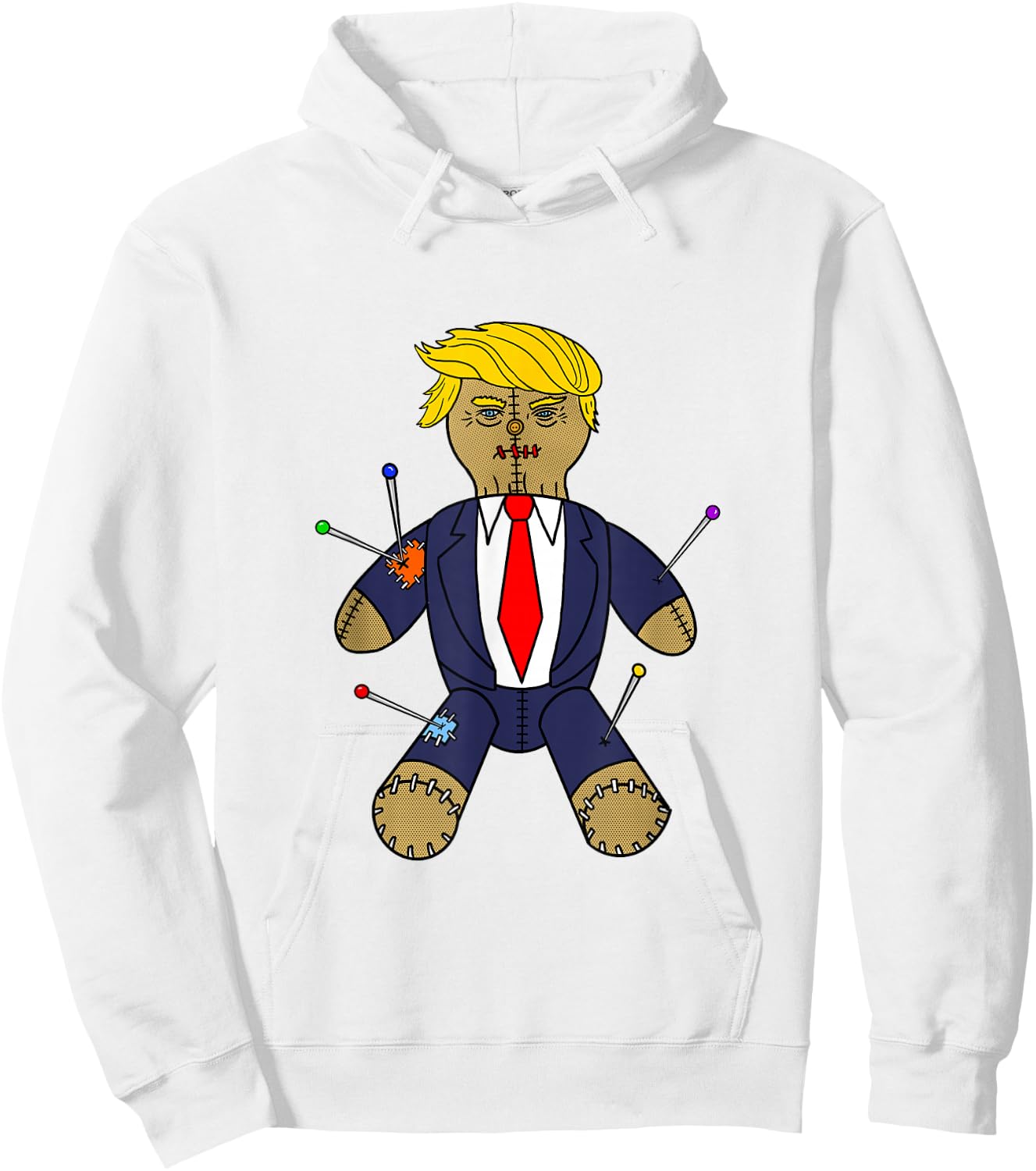 Trump Voodoo Doll Hoodie - Hoodie | White