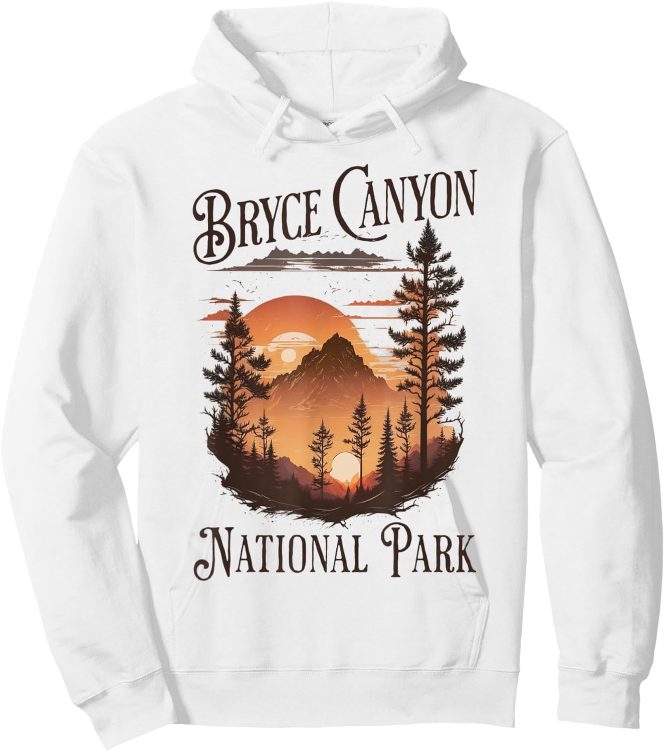 Bryce Canyon National Park Hoodie - Hoodie | White