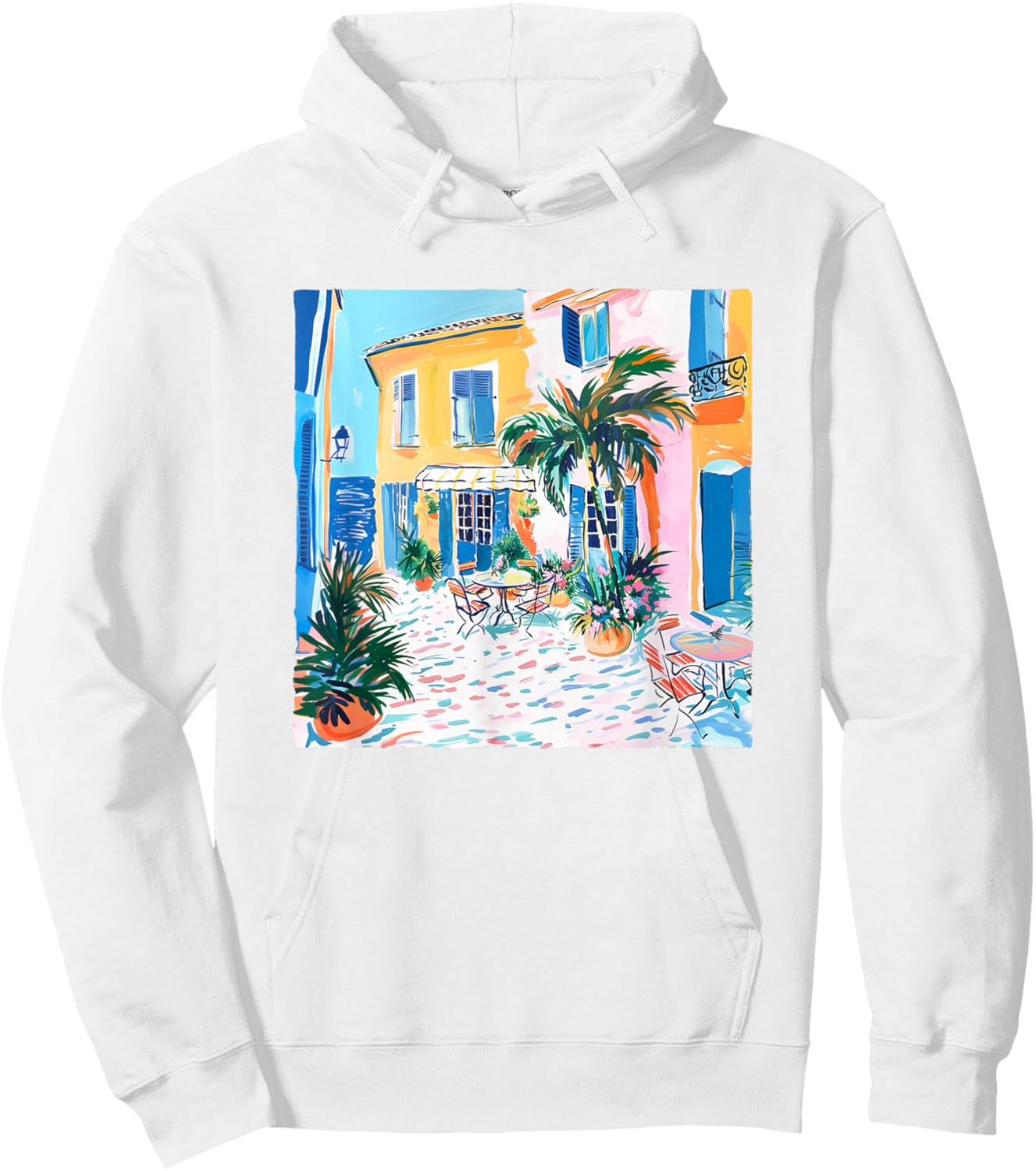 France Travel Côte d'Azur French Riviera Style Souvenir Hoodie - Hoodie | White