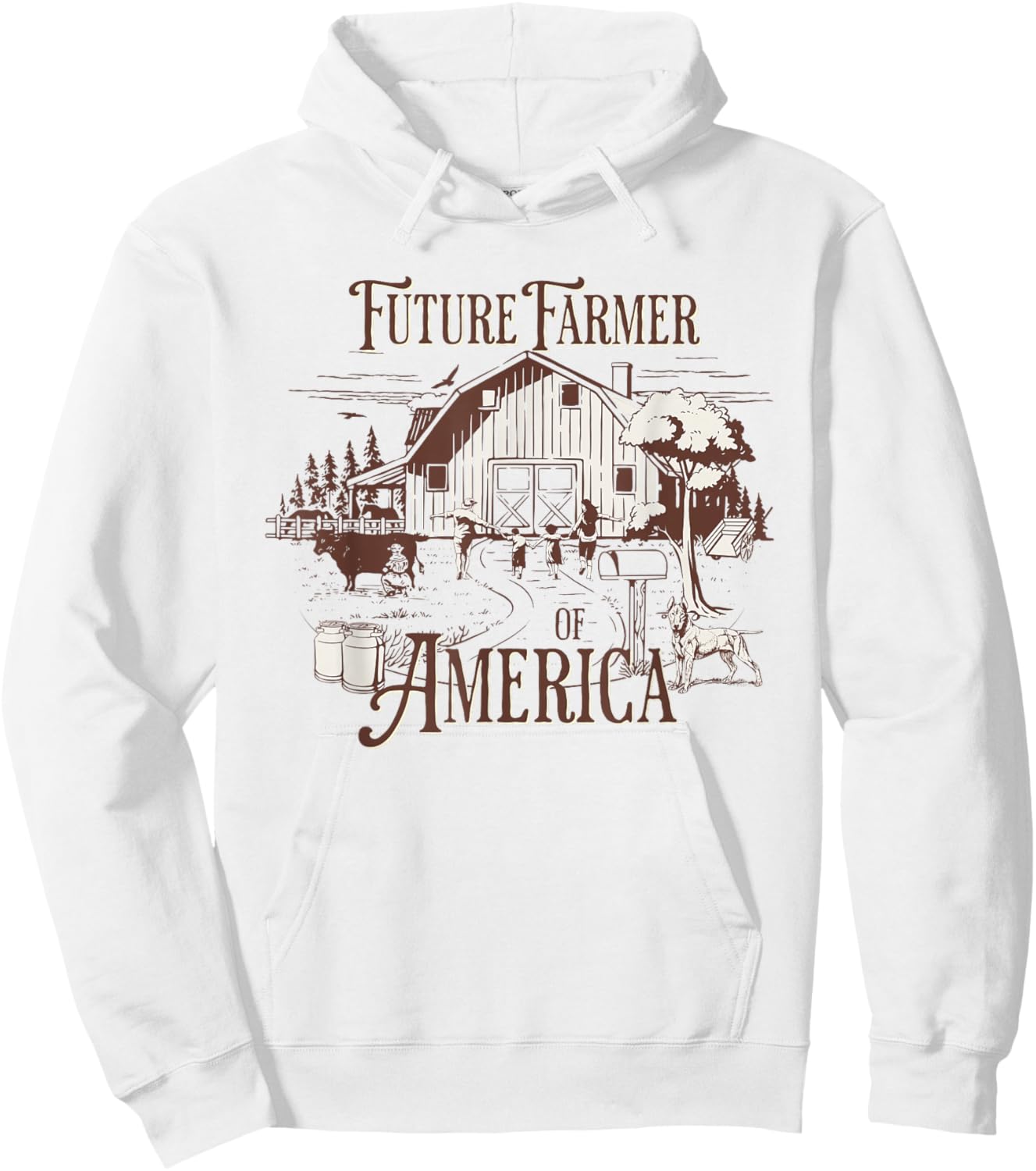 Future Farmer Of America Hoodie - Hoodie | White