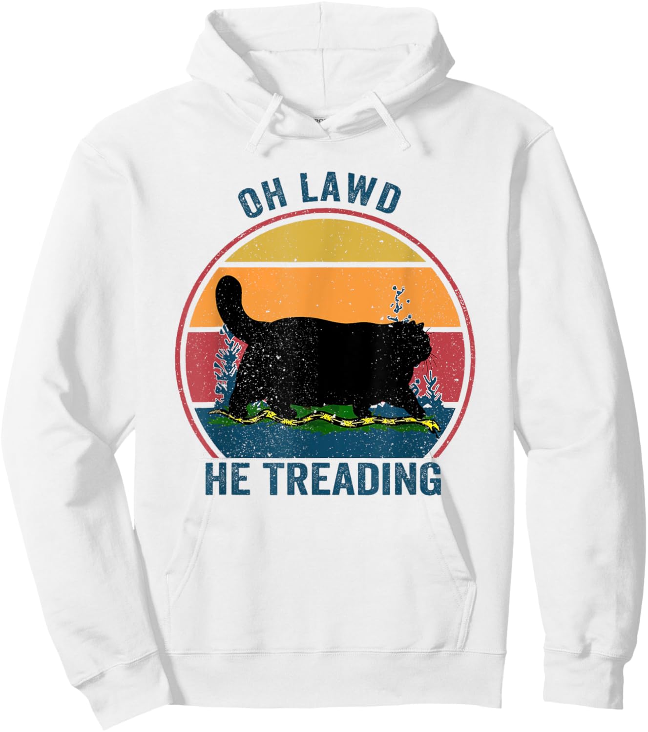 Oh Lawd He Treading Hoodie - Hoodie | White