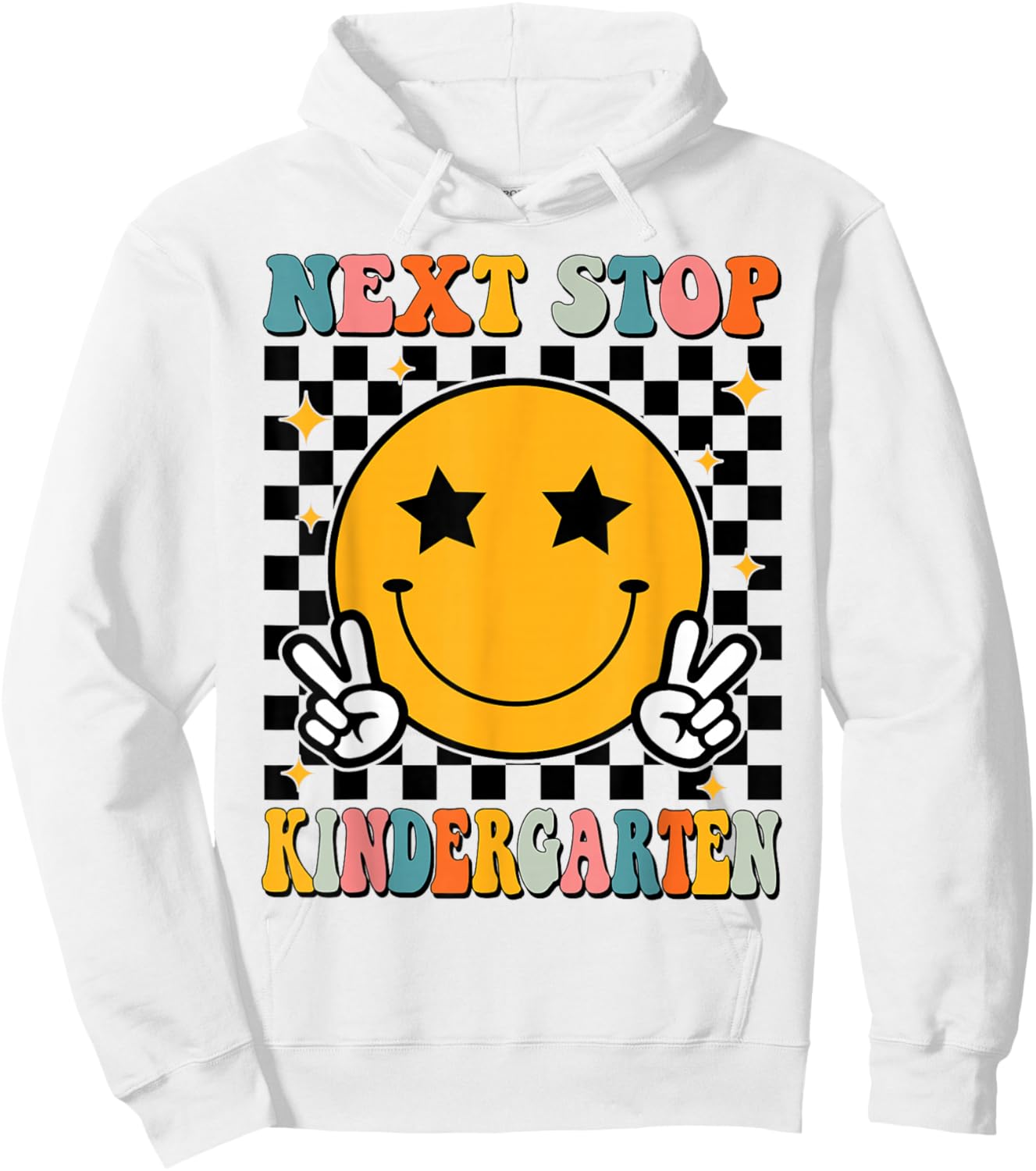 Next Stop Kindergarten Preschool Graduate Pre-K Graduation Hoodie - Hoodie | White