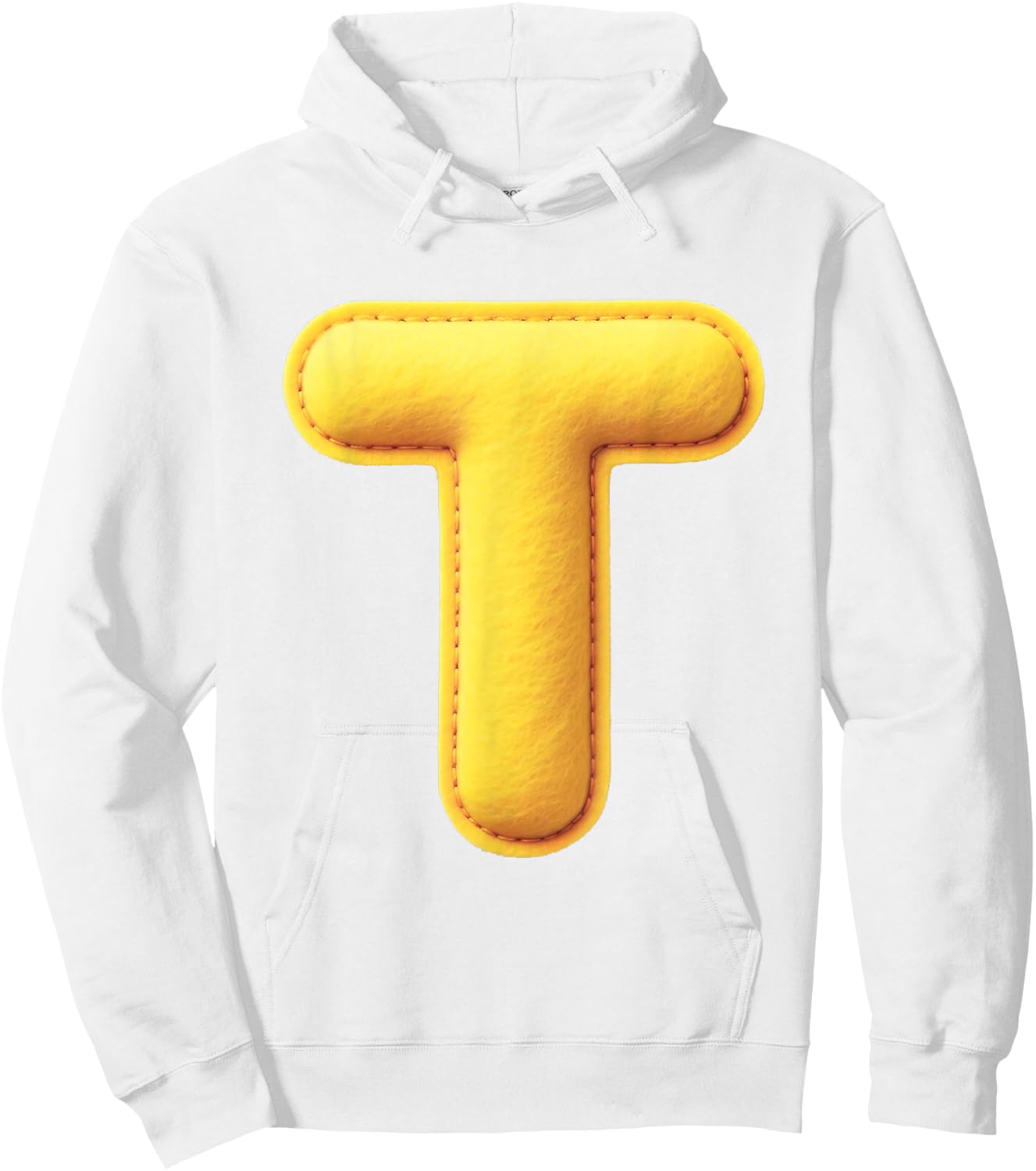 Letter T Funny Chipmunk Group Matching Thanksgiving Costume Hoodie - Hoodie | White