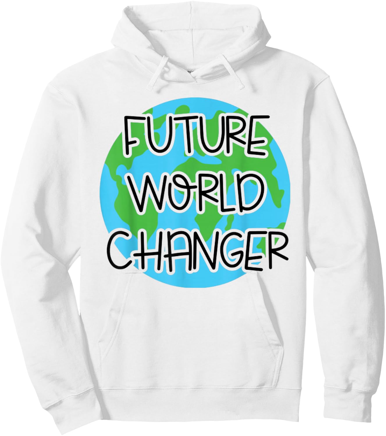 Future World Changer, Save the Earth Hoodie - Hoodie | White