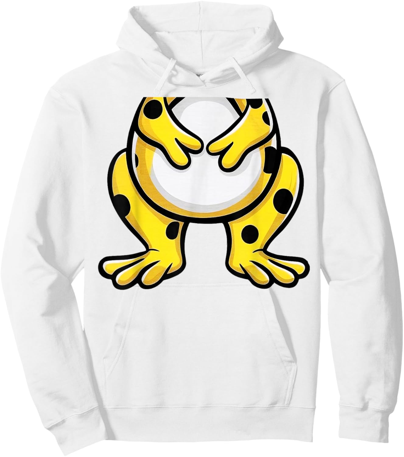 Panamanian Frog Costume Golden Toad Kids Frog Halloween Hoodie - Hoodie | White