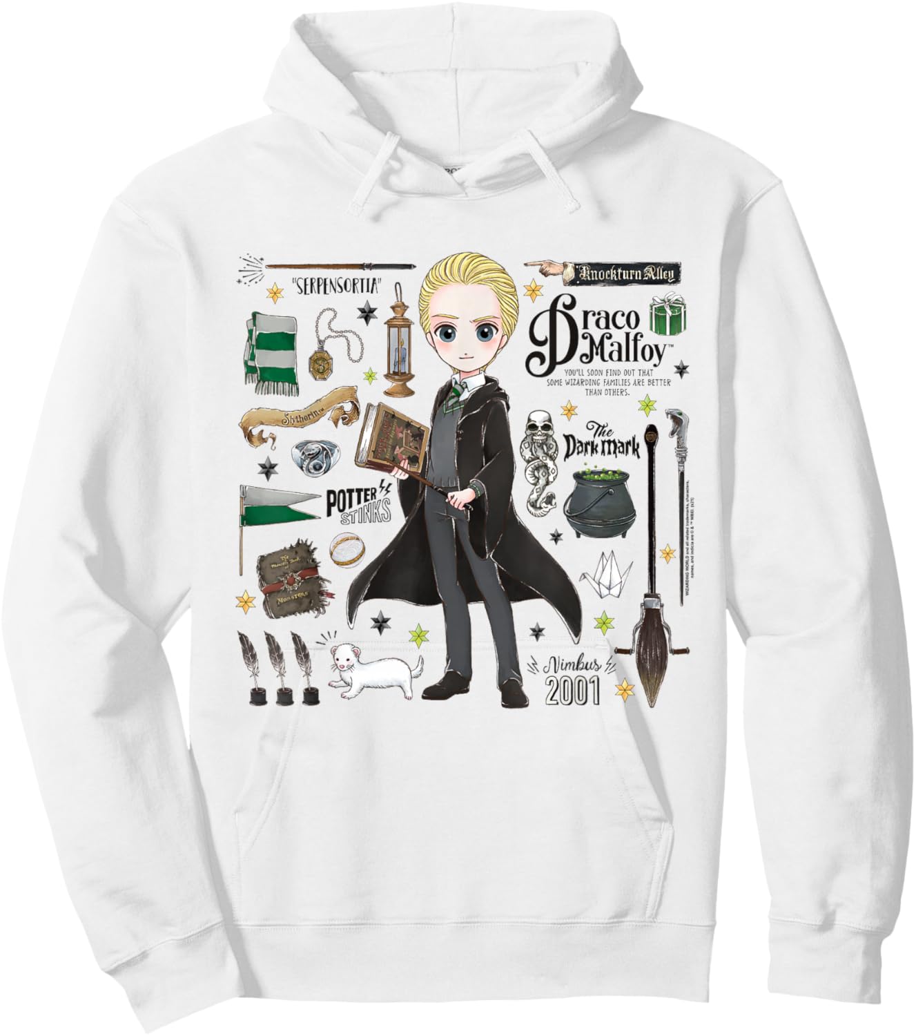 Harry Potter Everything that is Draco Malfoy Hoodie - Hoodie | White