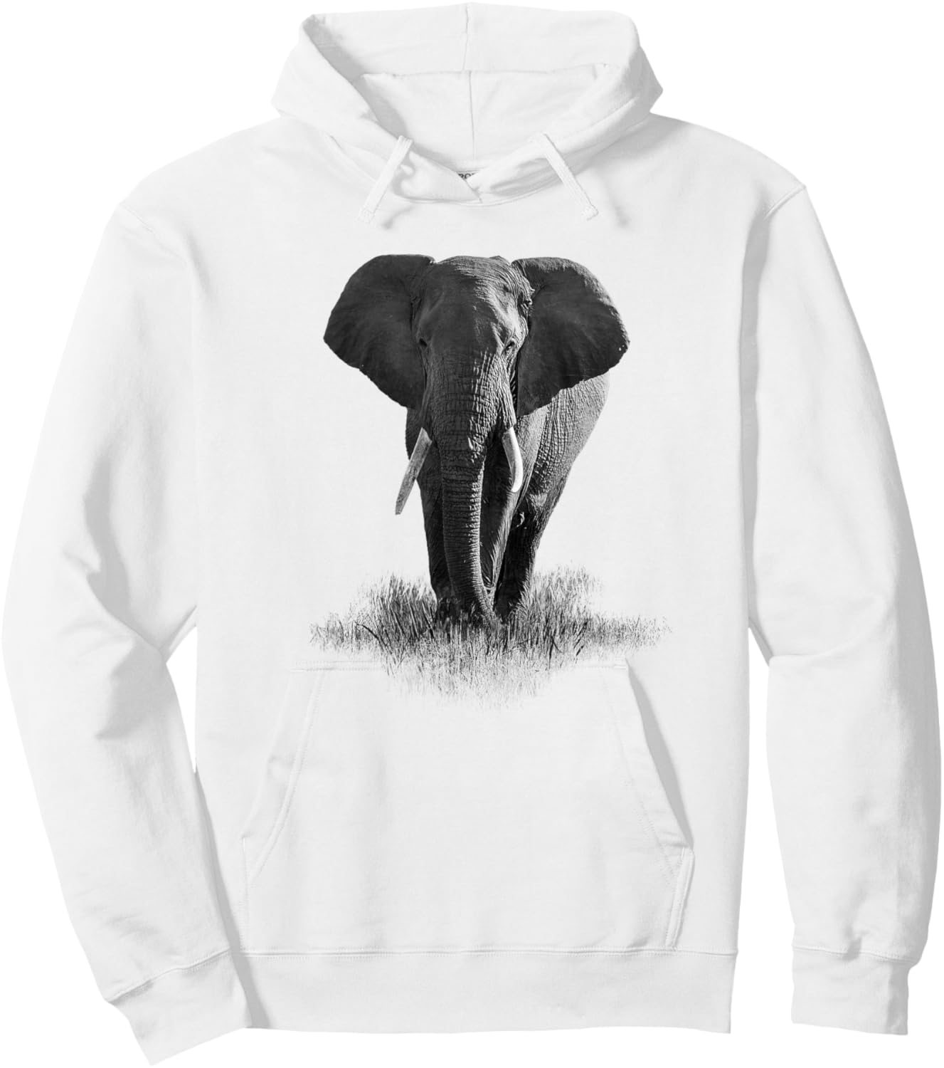 Elephant Animal Art - Zookeeper Zoologist Save The Elephants , Small, White Hoodie - Hoodie | White