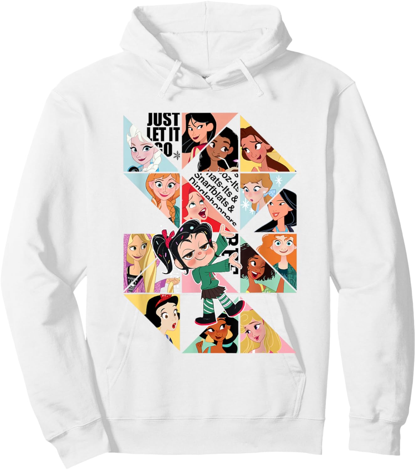 Disney Wreck-It Ralph Vanellope Presents Disney Princesses Hoodie - Hoodie | White