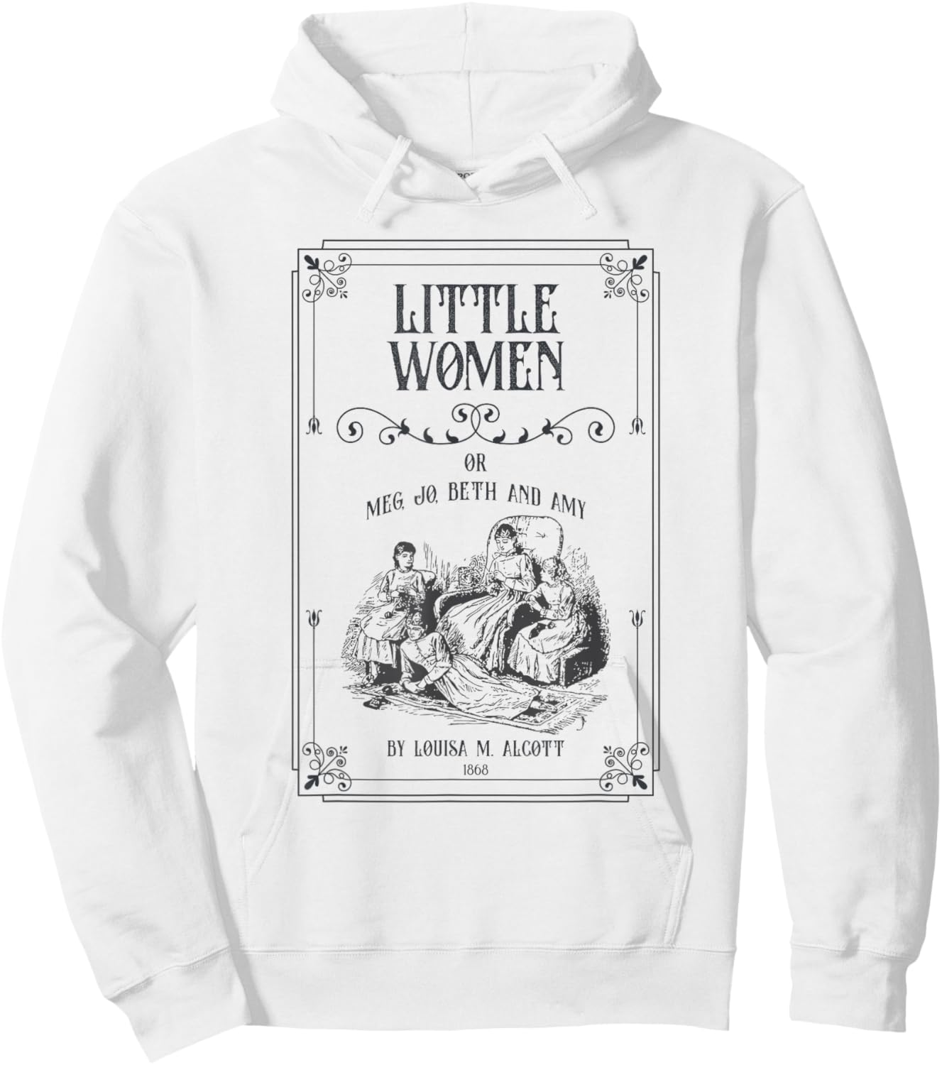Little women - March sisters: Jo, Meg, Beth, and Amy Hoodie - Hoodie | White