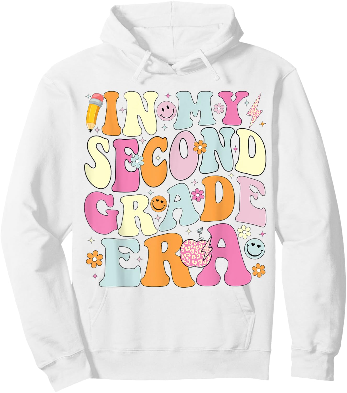 In My Second Grade Era 2nd Grade Teacher Back to School Hoodie - Hoodie | White
