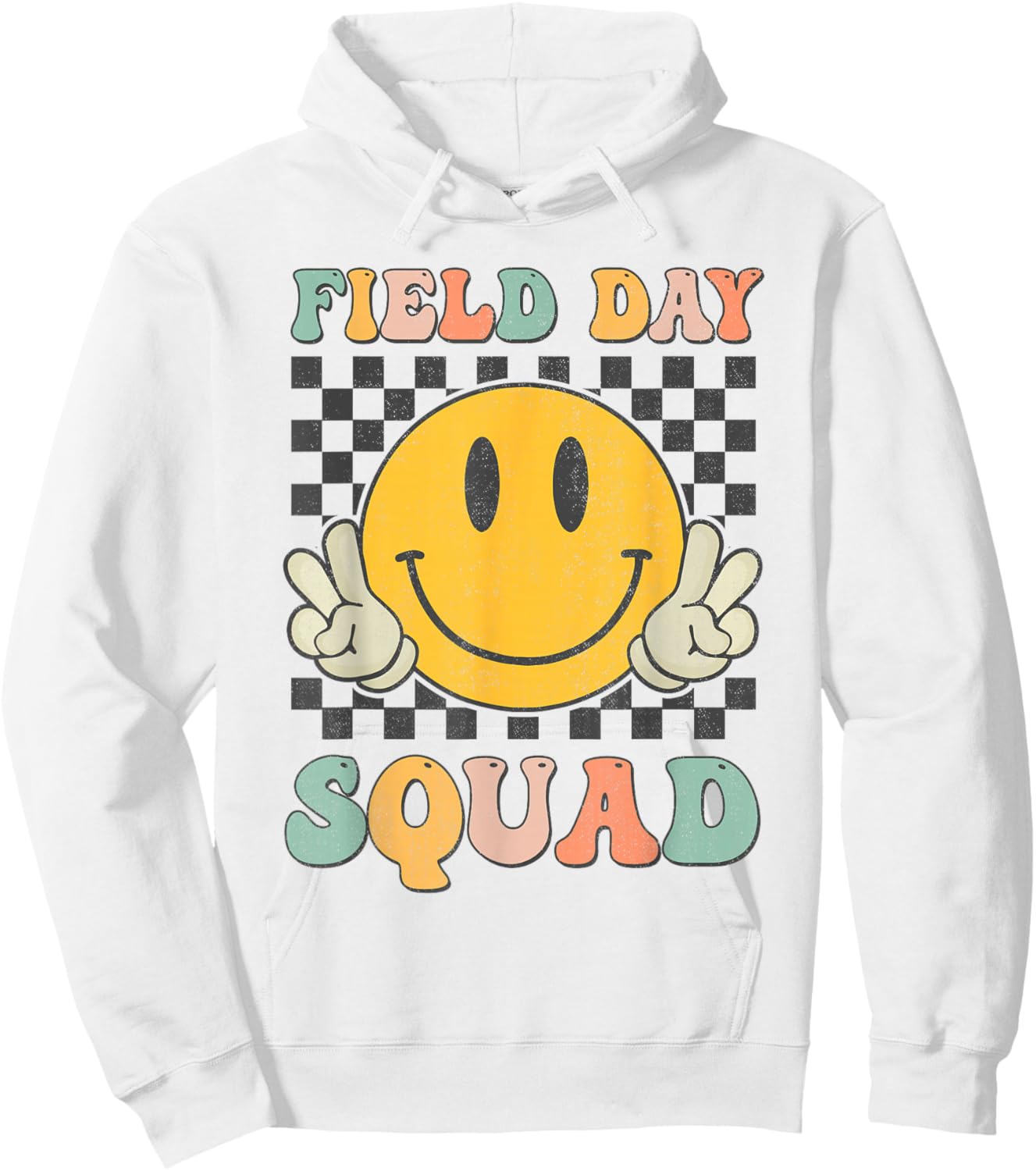 Field Day Squad School Event Games Teacher Kids Boys Girls Hoodie - Hoodie | White