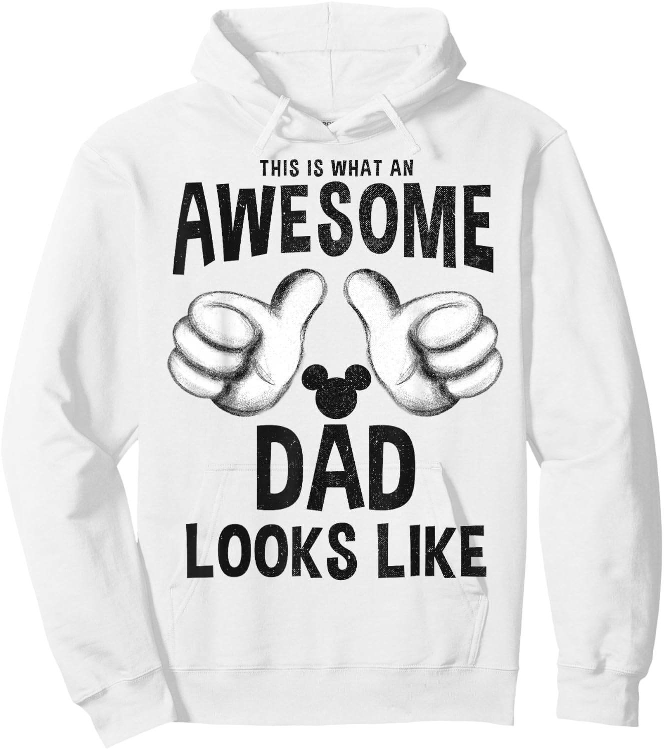 Disney Mickey and Friends Father's Day an Awesome Dad Hoodie - Hoodie | White