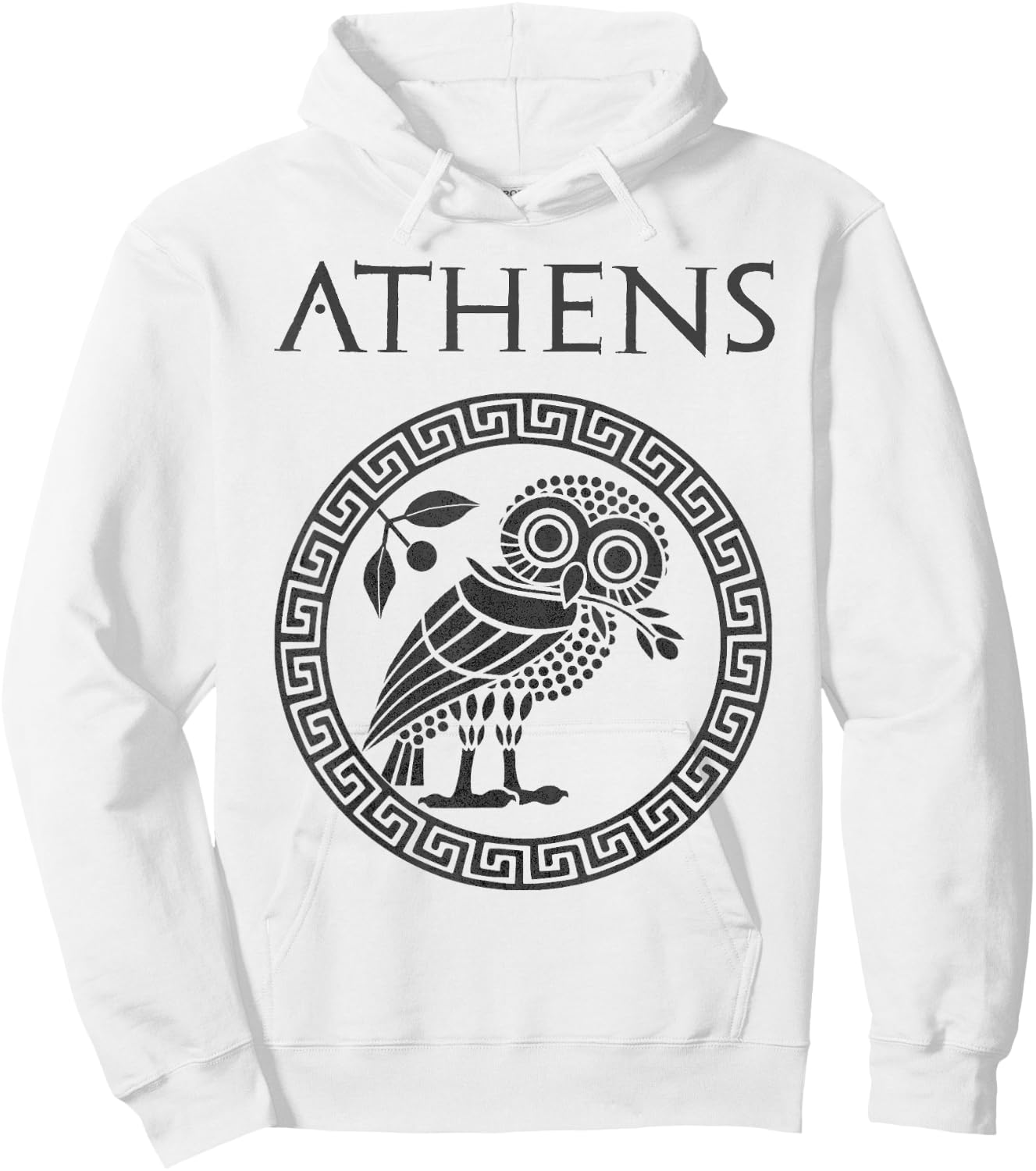 Athens Ancient Greece Athenian Owl Hoodie - Hoodie | White
