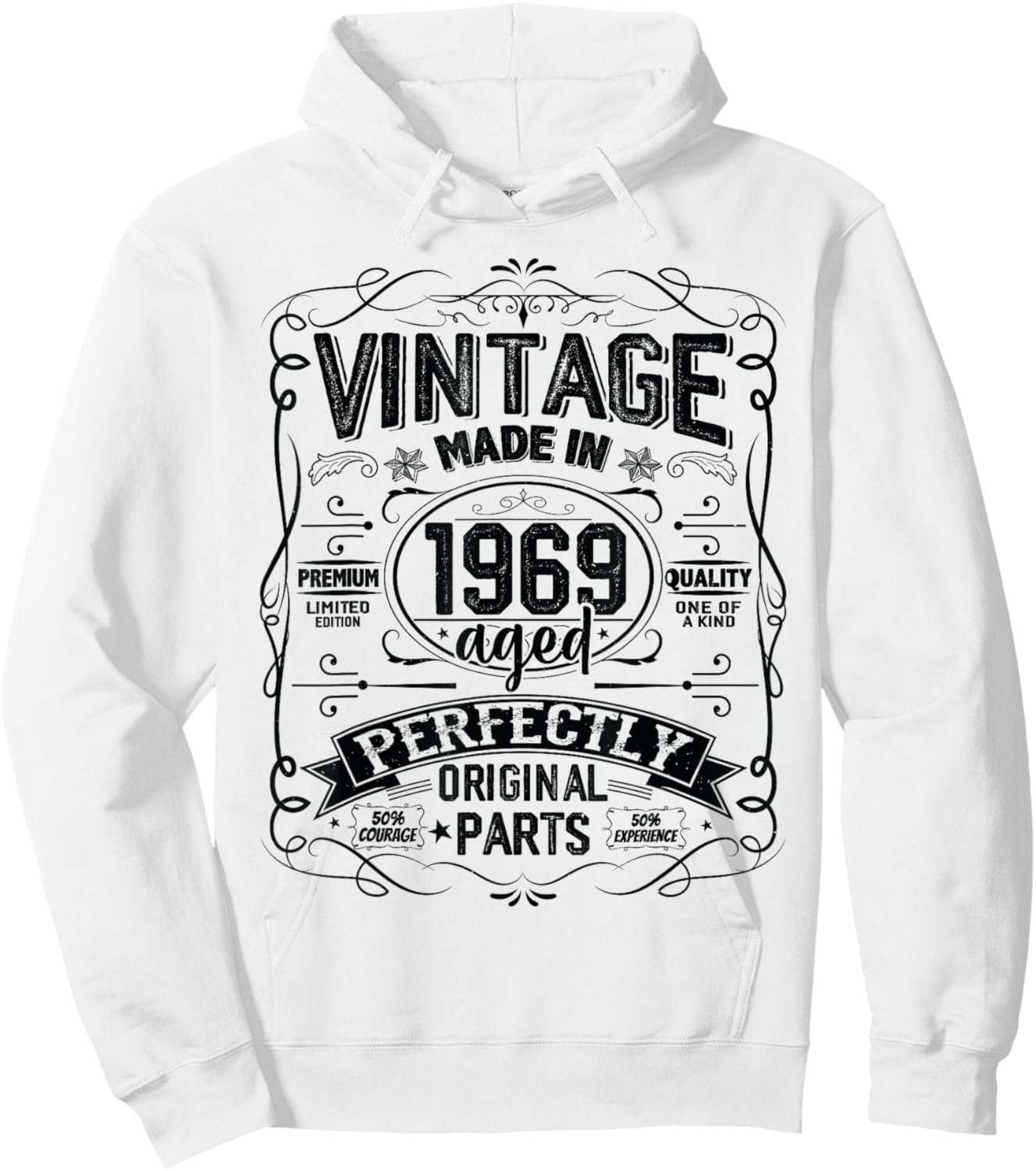Vintage 1969 Classic 1969 Limited Edition Men Women Birthday Hoodie - Hoodie | White