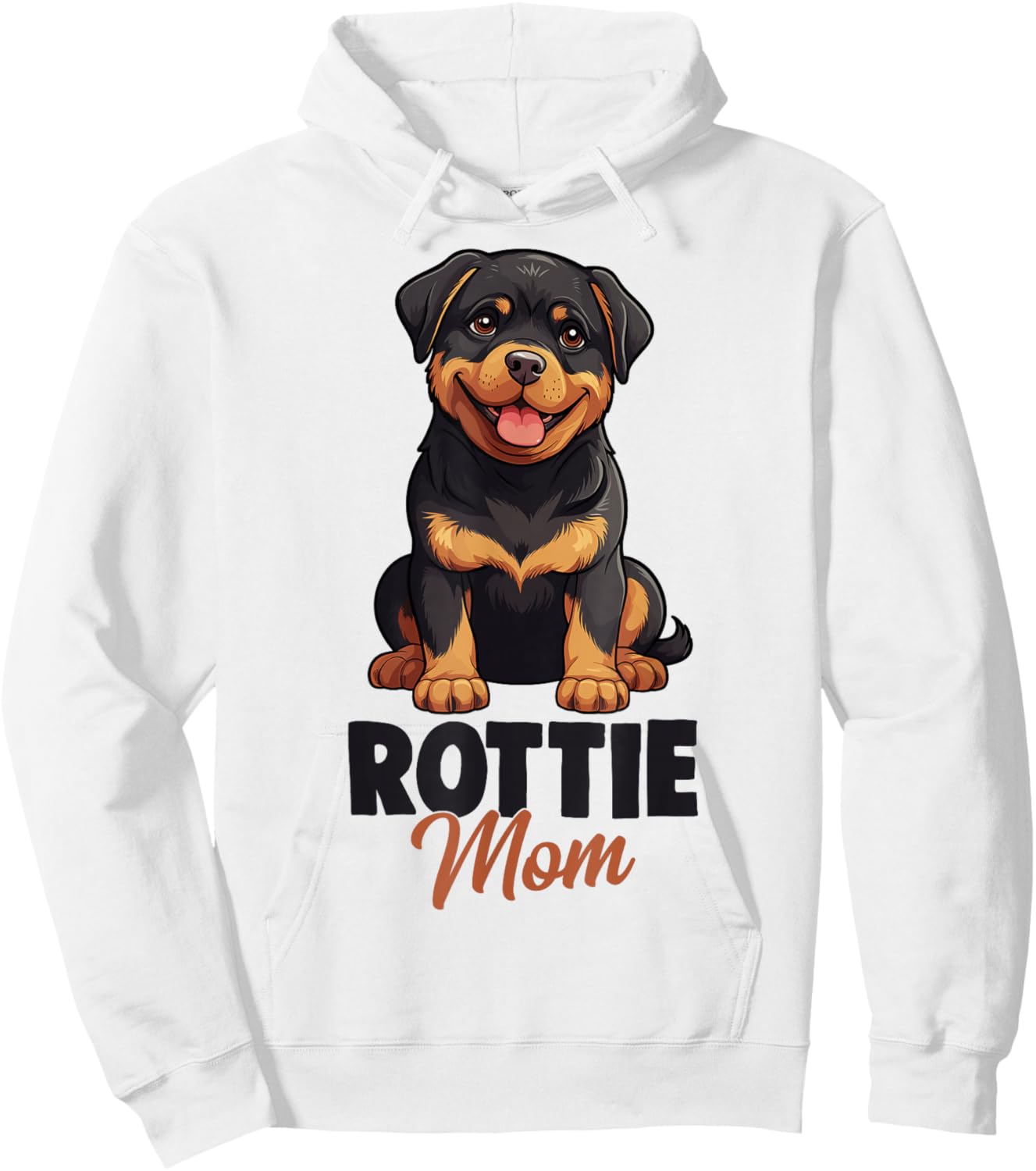 Rottie Mom Rottweiler Dog Hoodie - Hoodie | White