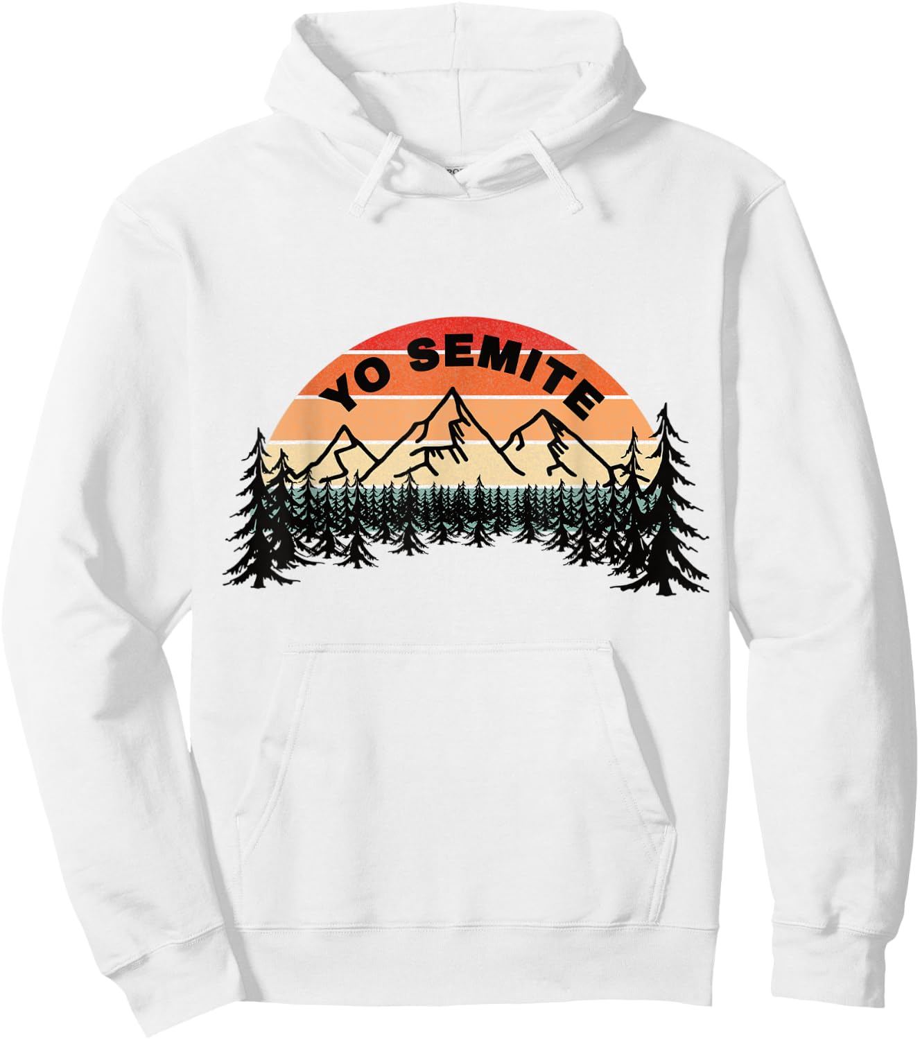 Yo Semite Mispronunciation Hoodie - Hoodie | White