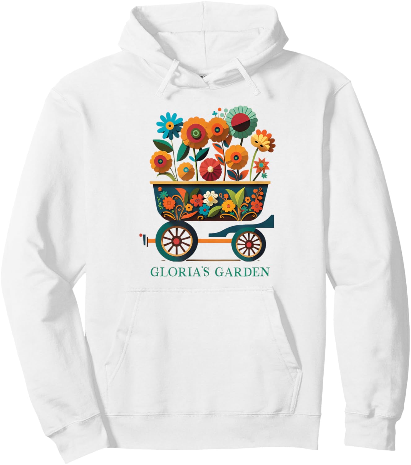 Gloria's Garden Gardening Plants Flowers Gloria Hoodie - Hoodie | White