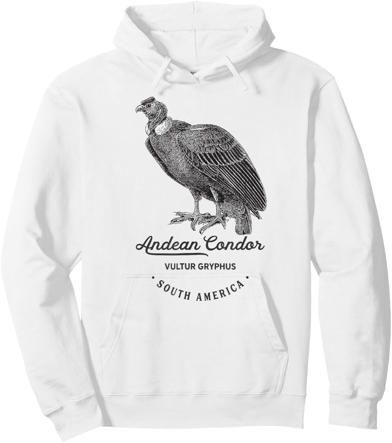 Andean Condor Vintage Animal Prints Birthday Gift Hoodie - Hoodie | White