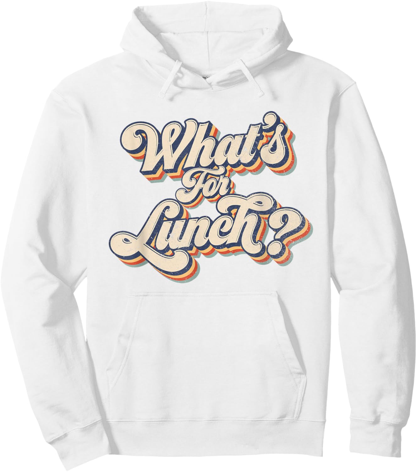 Whats for Lunch Funny Lunch Lady Hoodie - Hoodie | White