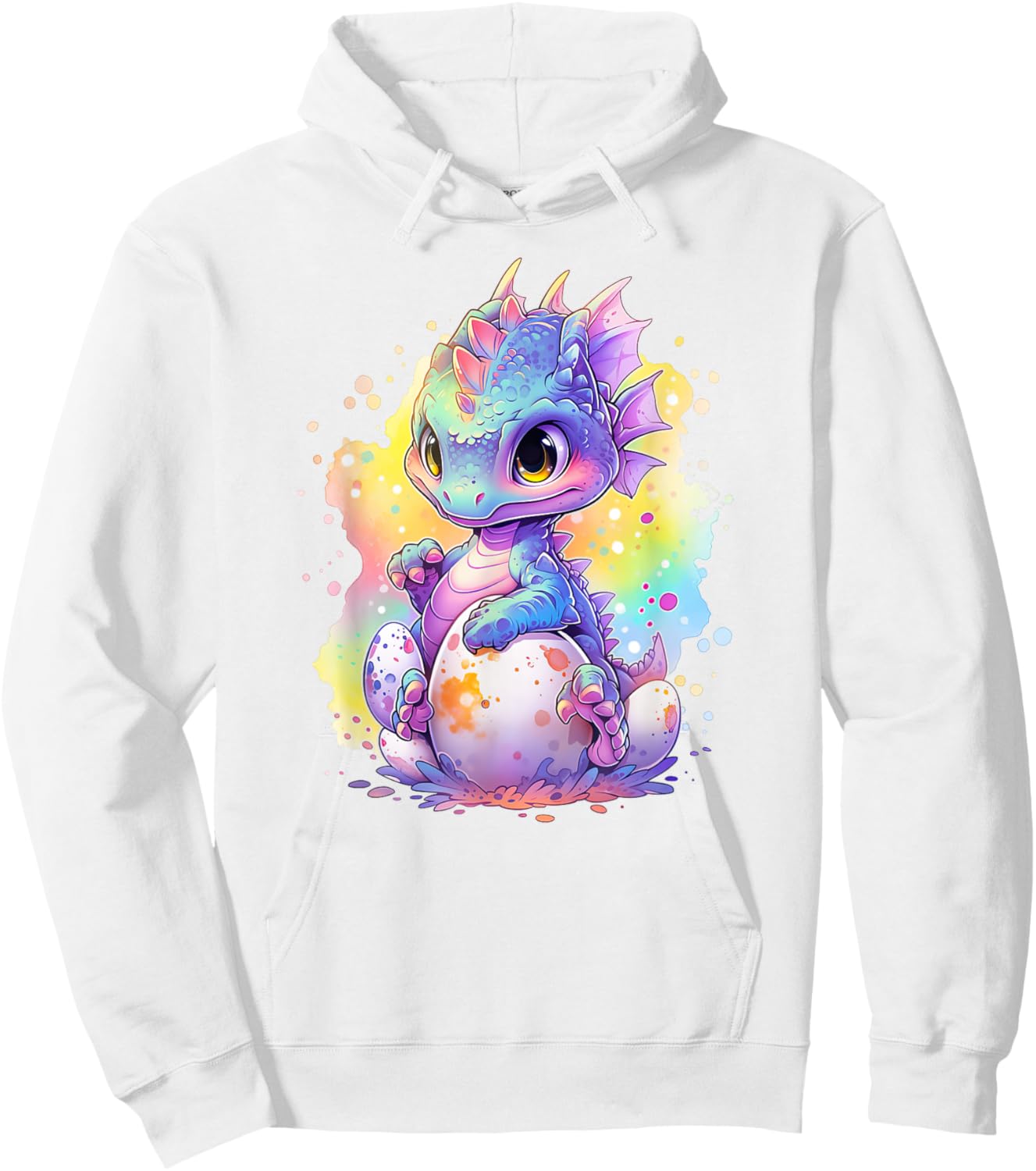 Cute Dragon funny Dragon lover baby Hoodie - Hoodie | White