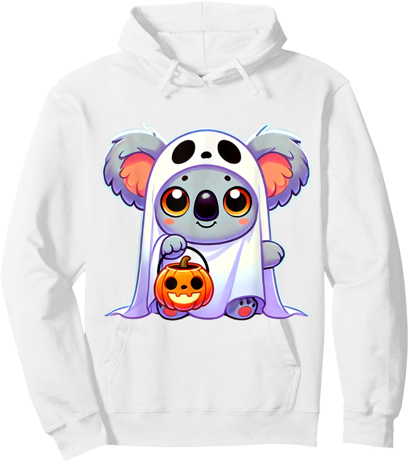 Koala Ghost Halloween Animal Men Women Kids Hoodie - Hoodie | White