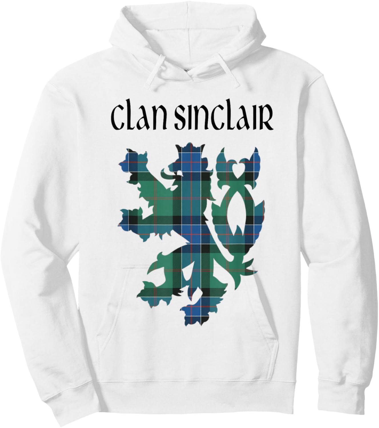 Clan Sinclair Tartan Scottish Family Name Scotland Pride Hoodie - Hoodie | White
