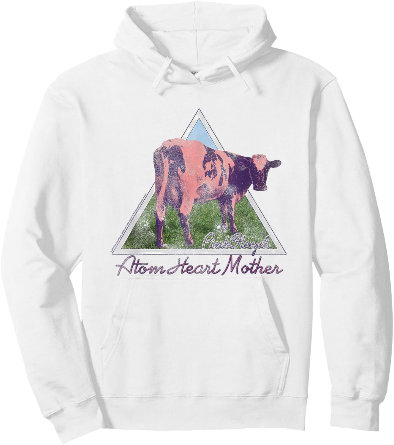 Pink Floyd Atom Mother Heart Pyramid Hoodie - Hoodie | White