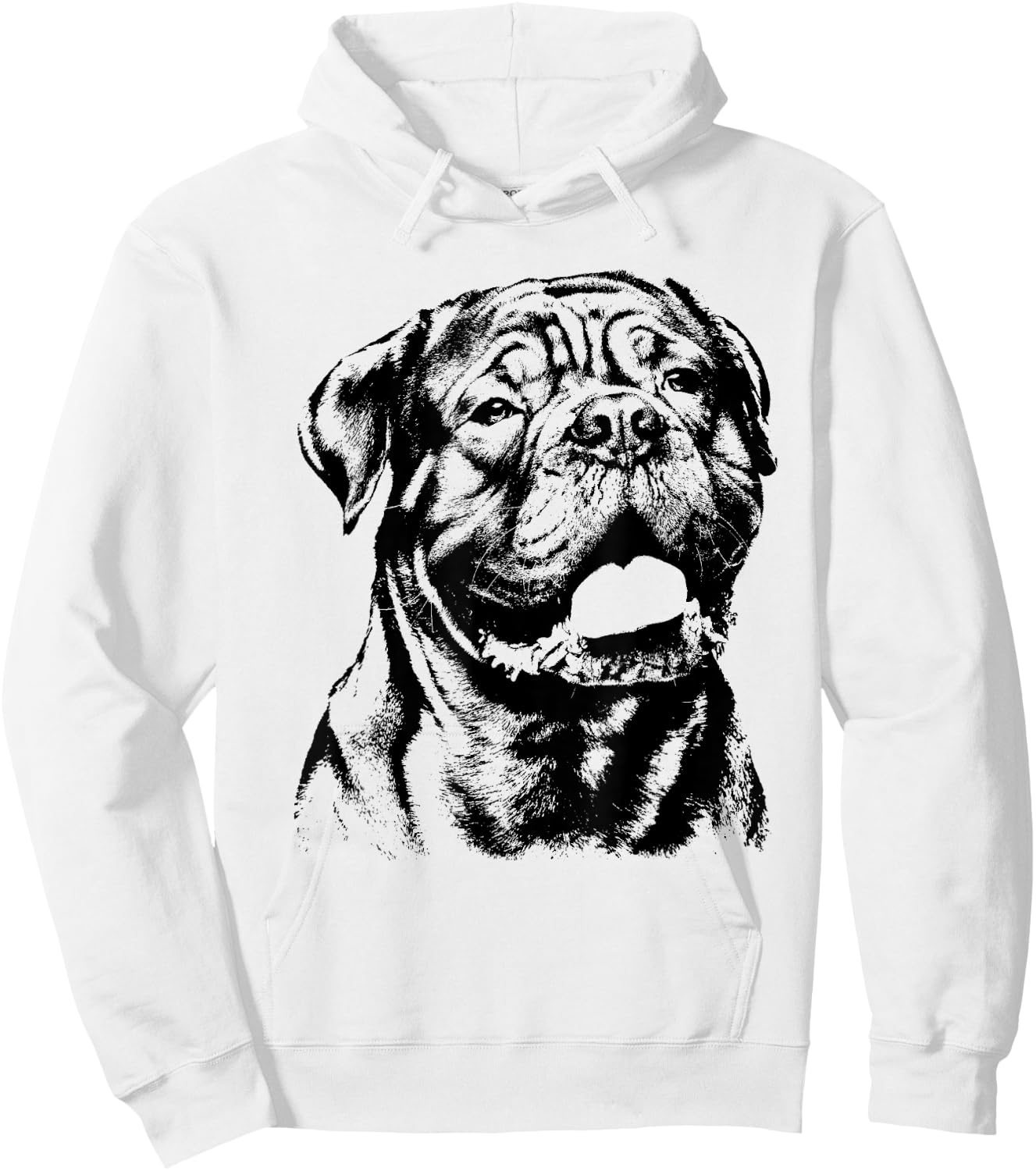 Bordeaux Dog - French Mastiff Men Women Hoodie - Hoodie | White