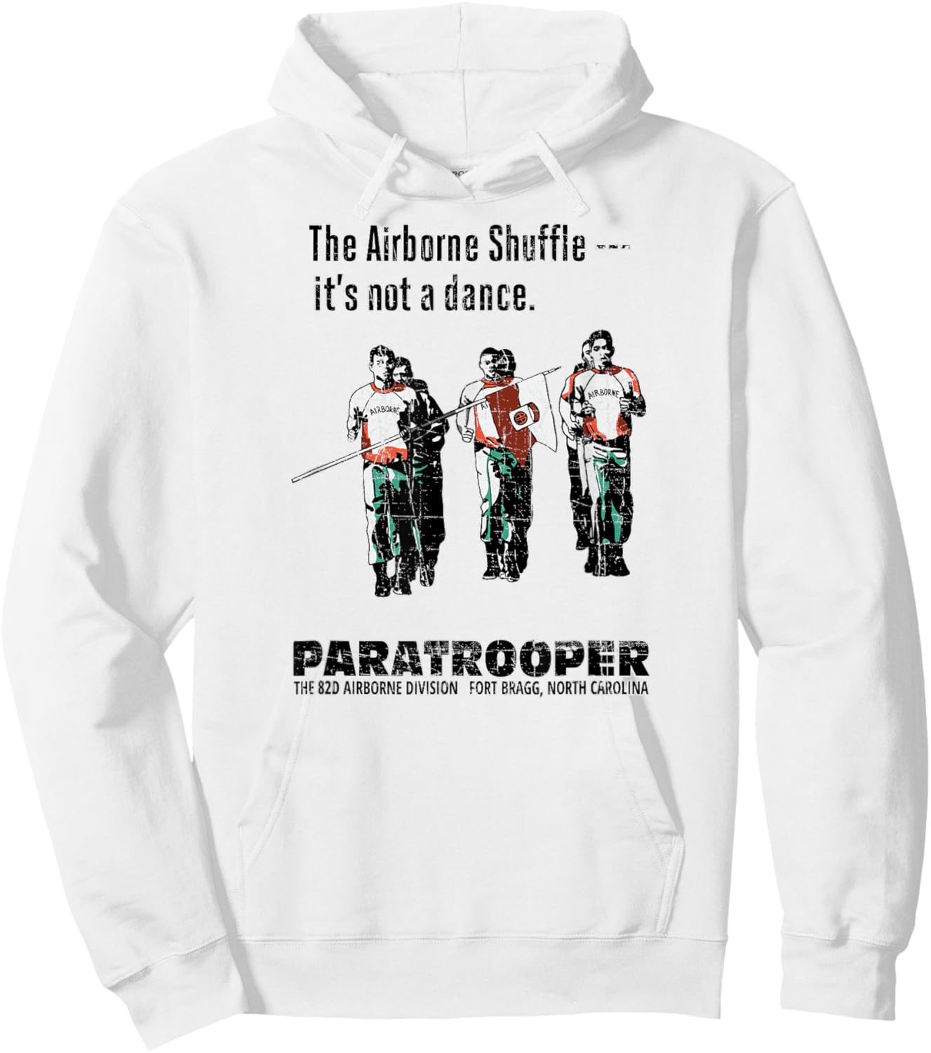 American Marauder: The 82nd Airborne Shuffle Paratrooper Hoodie - Hoodie | White