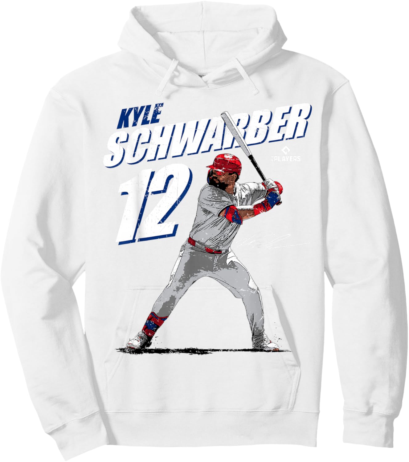 Kyle Schwarber | Philadelphia Baseball Players | MLBSWB3001 Hoodie - Hoodie | White
