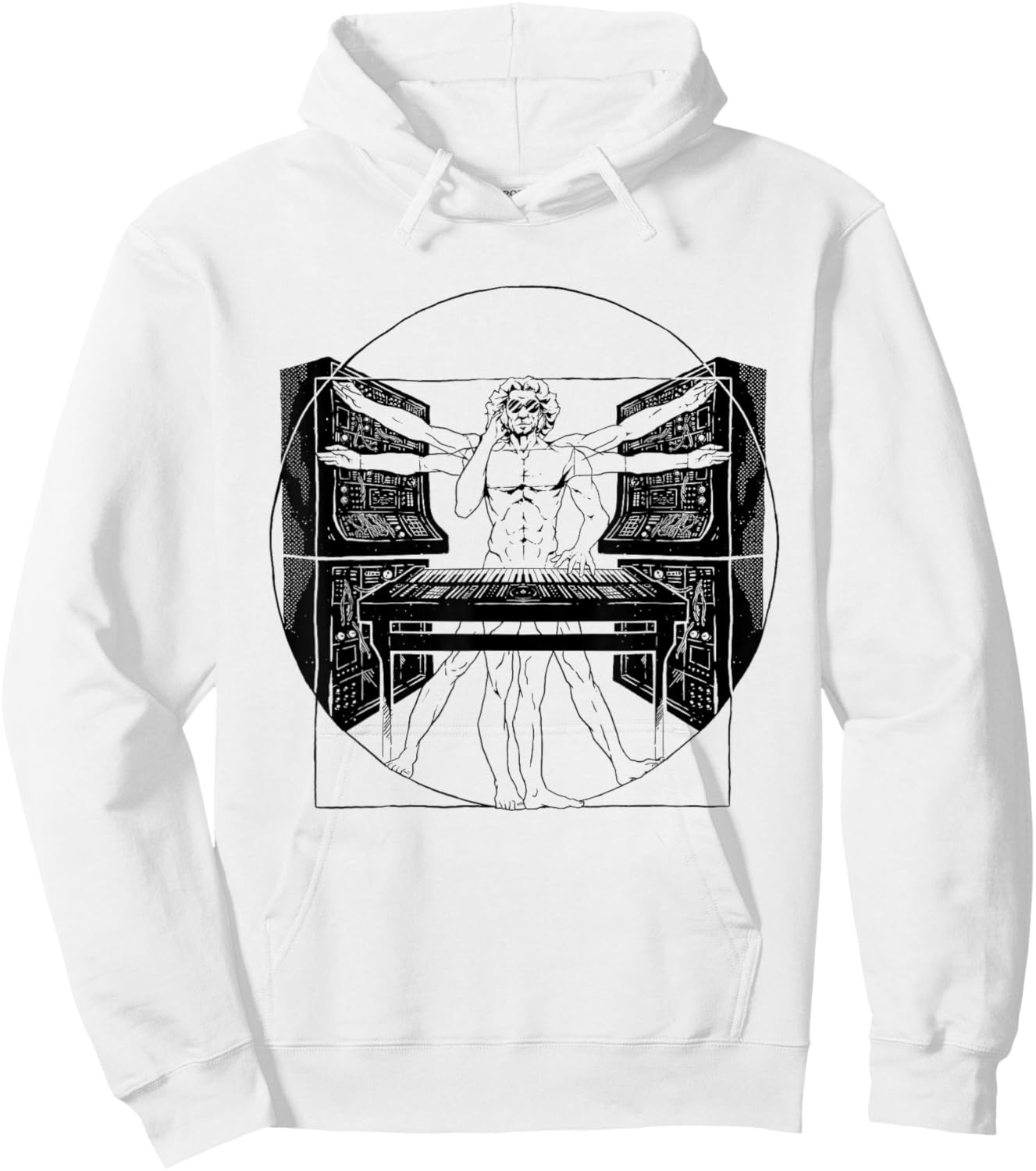 Synthesizer Synth Techno Music Cool Synthesizer Hoodie - Hoodie | White