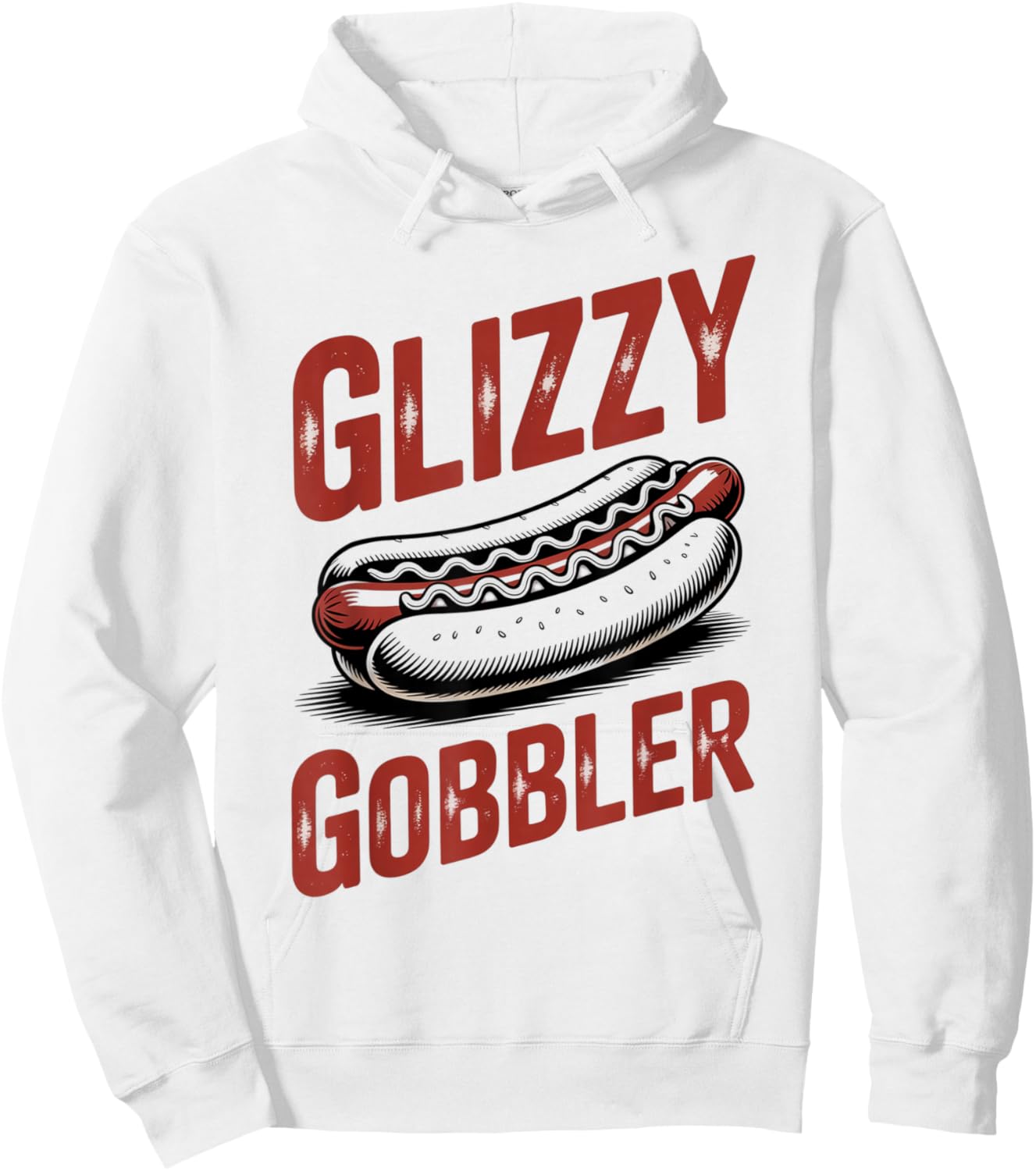 Vintage Glizzy Gobbler Women Hoodie - Hoodie | White