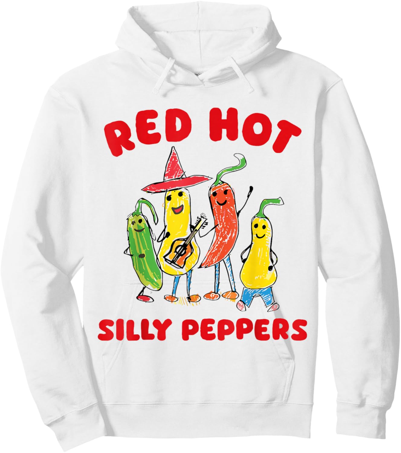 Red Hot Silly Peppers Hoodie - Hoodie | White