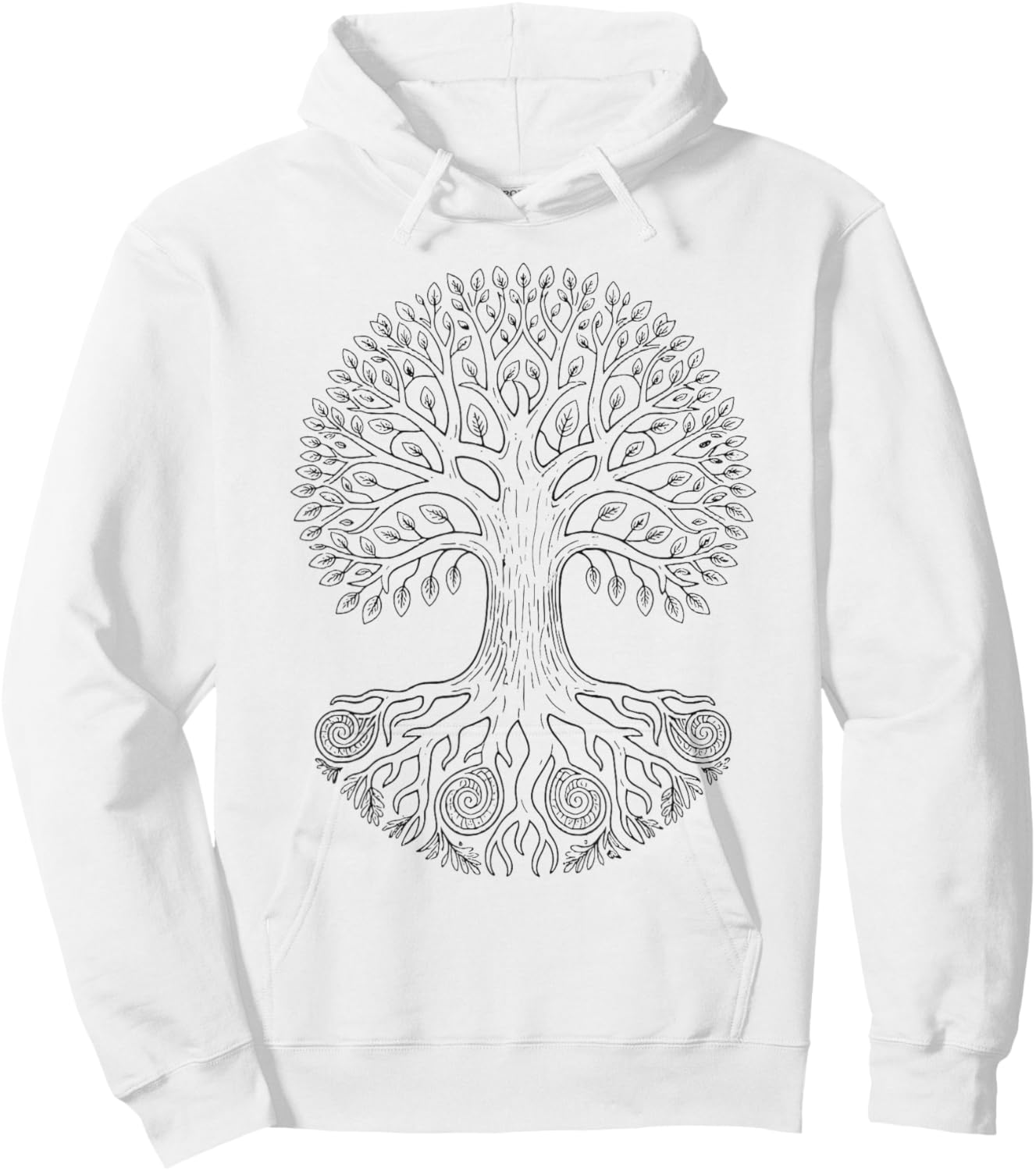 Coloring Tree of Life Coloring Yourself Hoodie - Hoodie | White